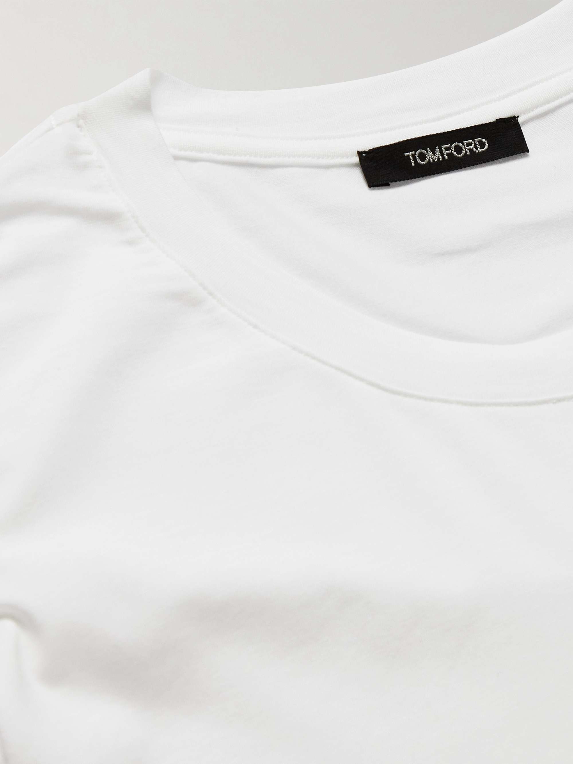 TOM FORD Stretch Cotton and Modal-Blend T-Shirt