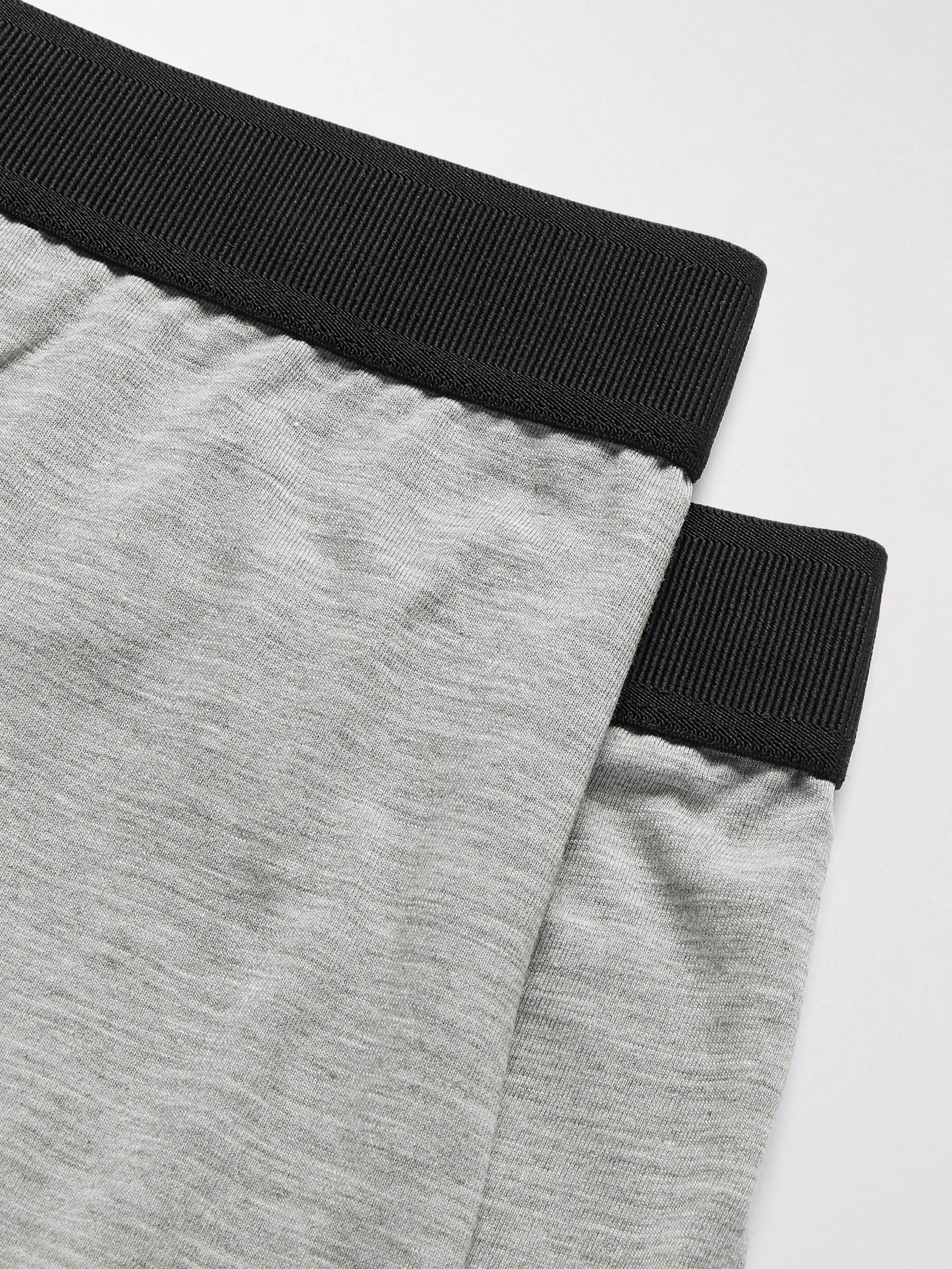 TOM FORD Two-Pack Stretch Cotton and Modal-Blend Boxer Briefs