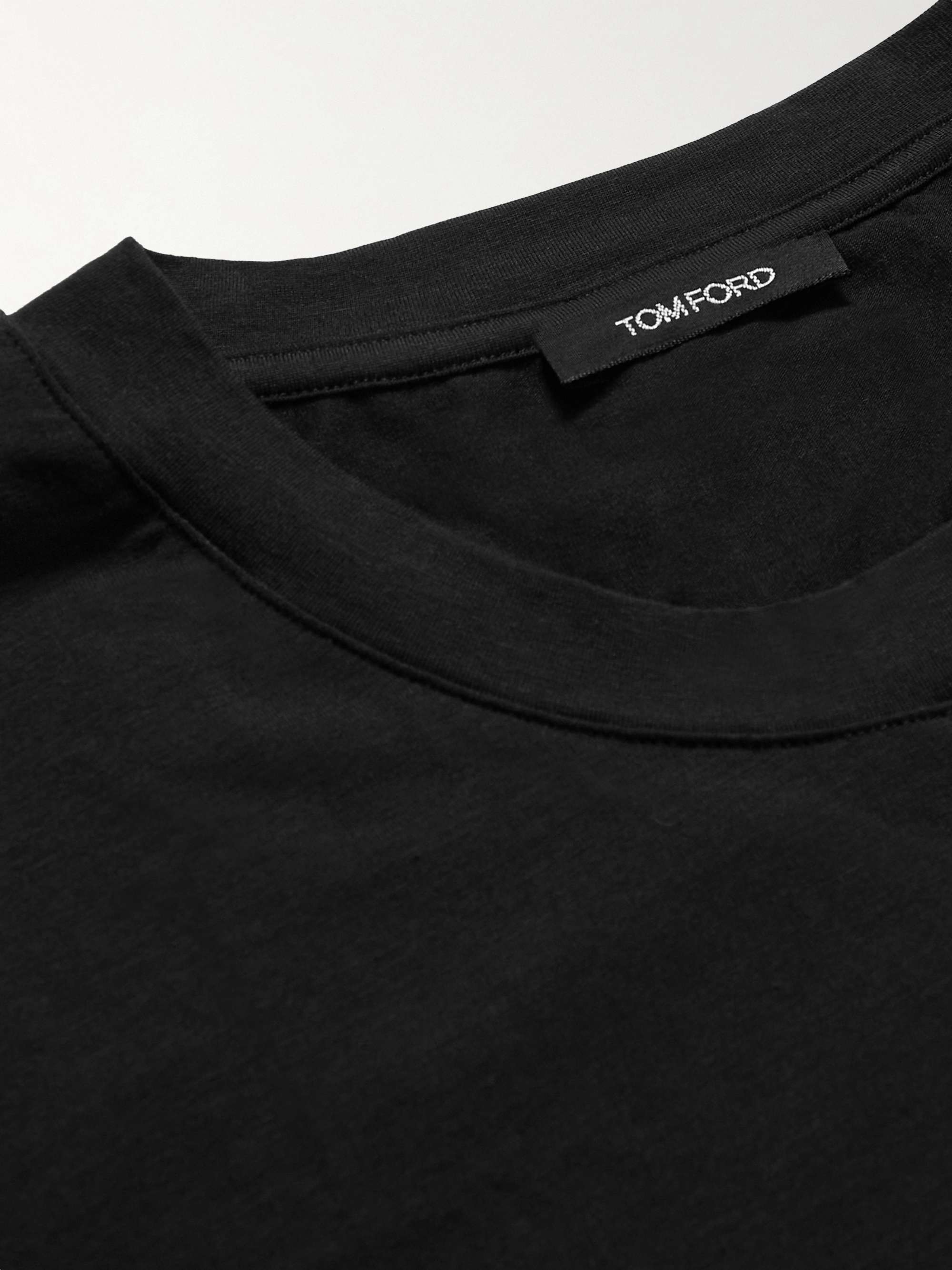 TOM FORD Stretch Cotton and Modal-Blend T-Shirt