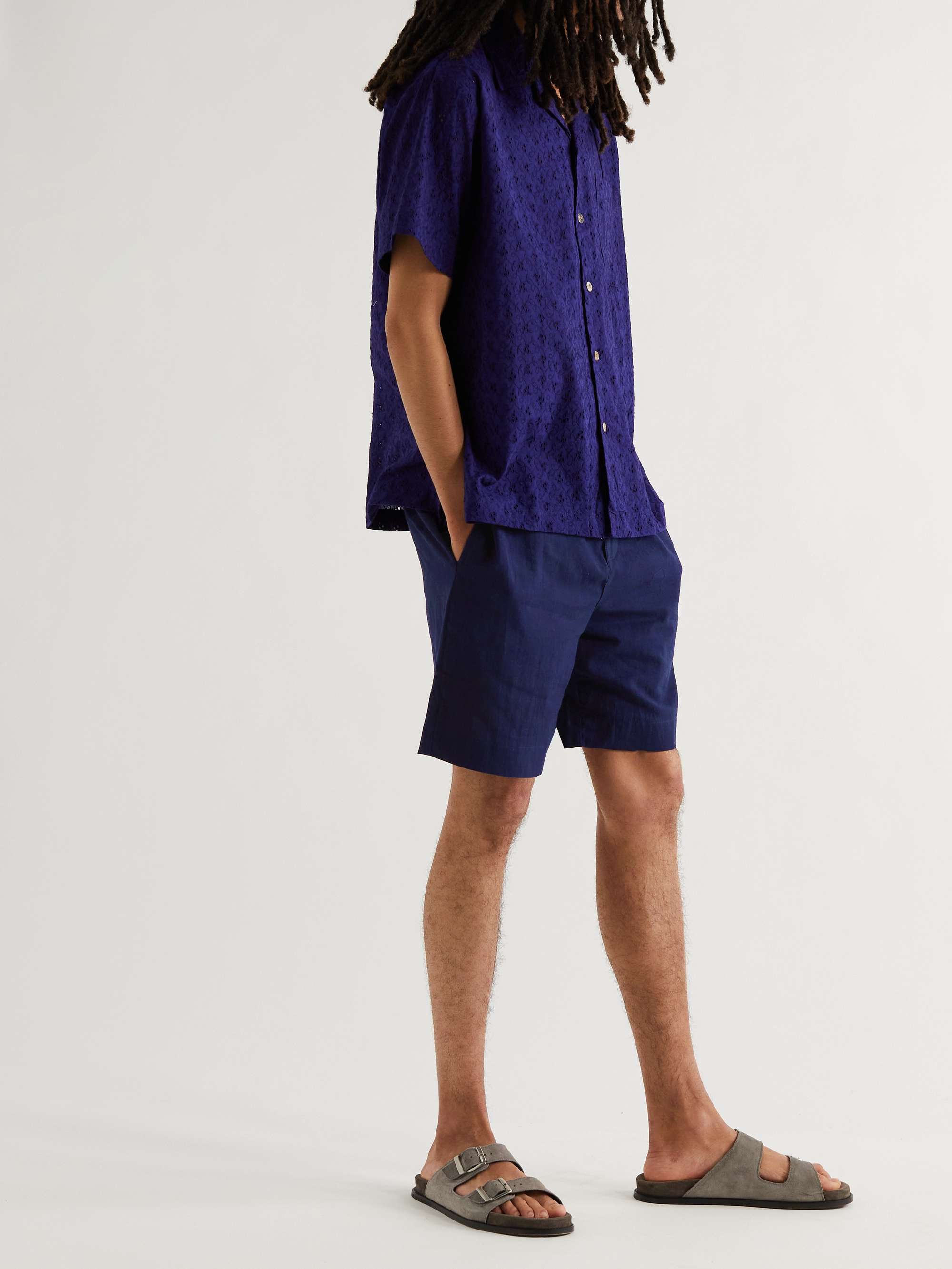 POST-IMPERIAL Ikeja Printed Cotton Shorts