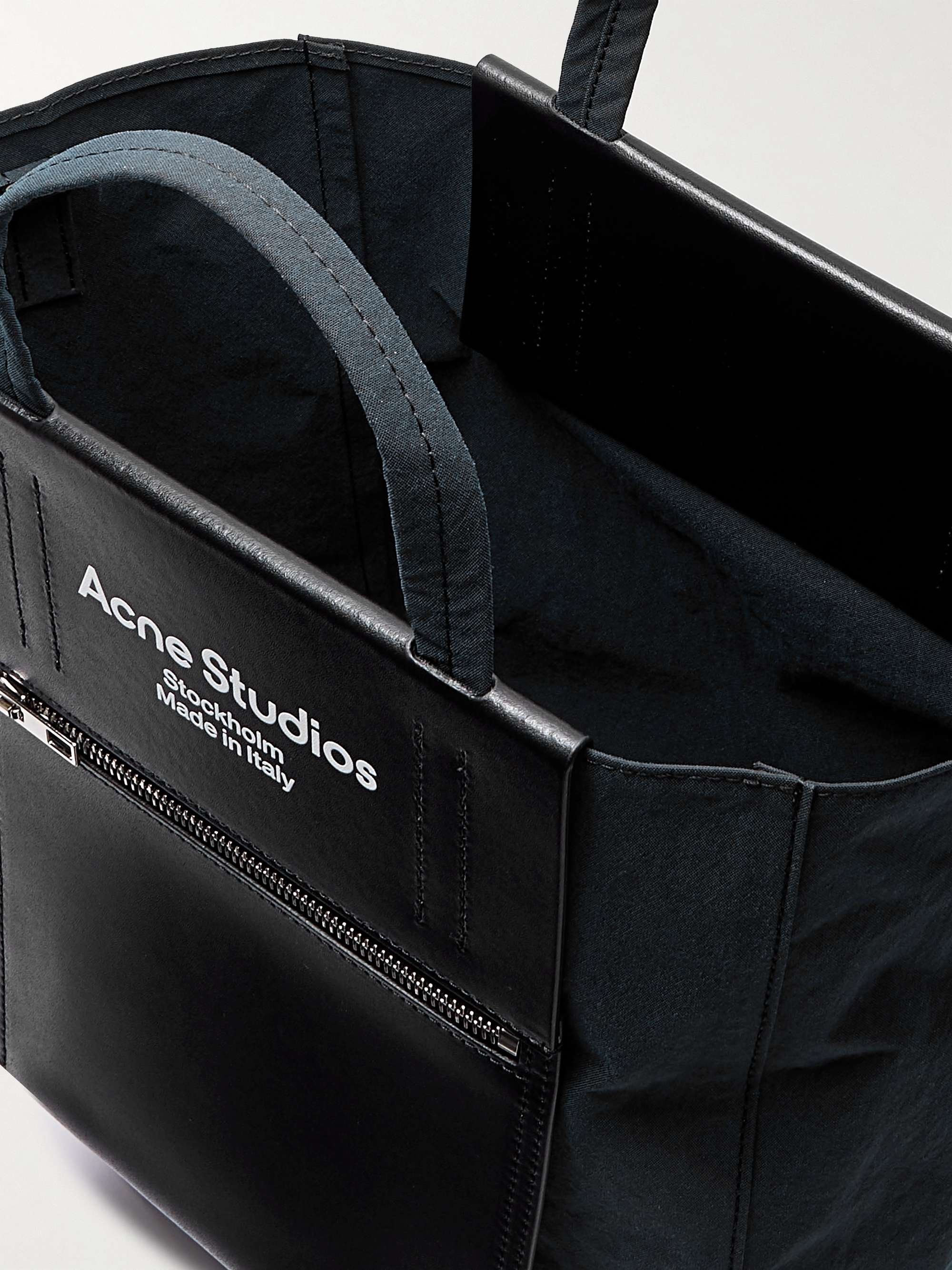 Acne Studios Black Logo Tote Bag