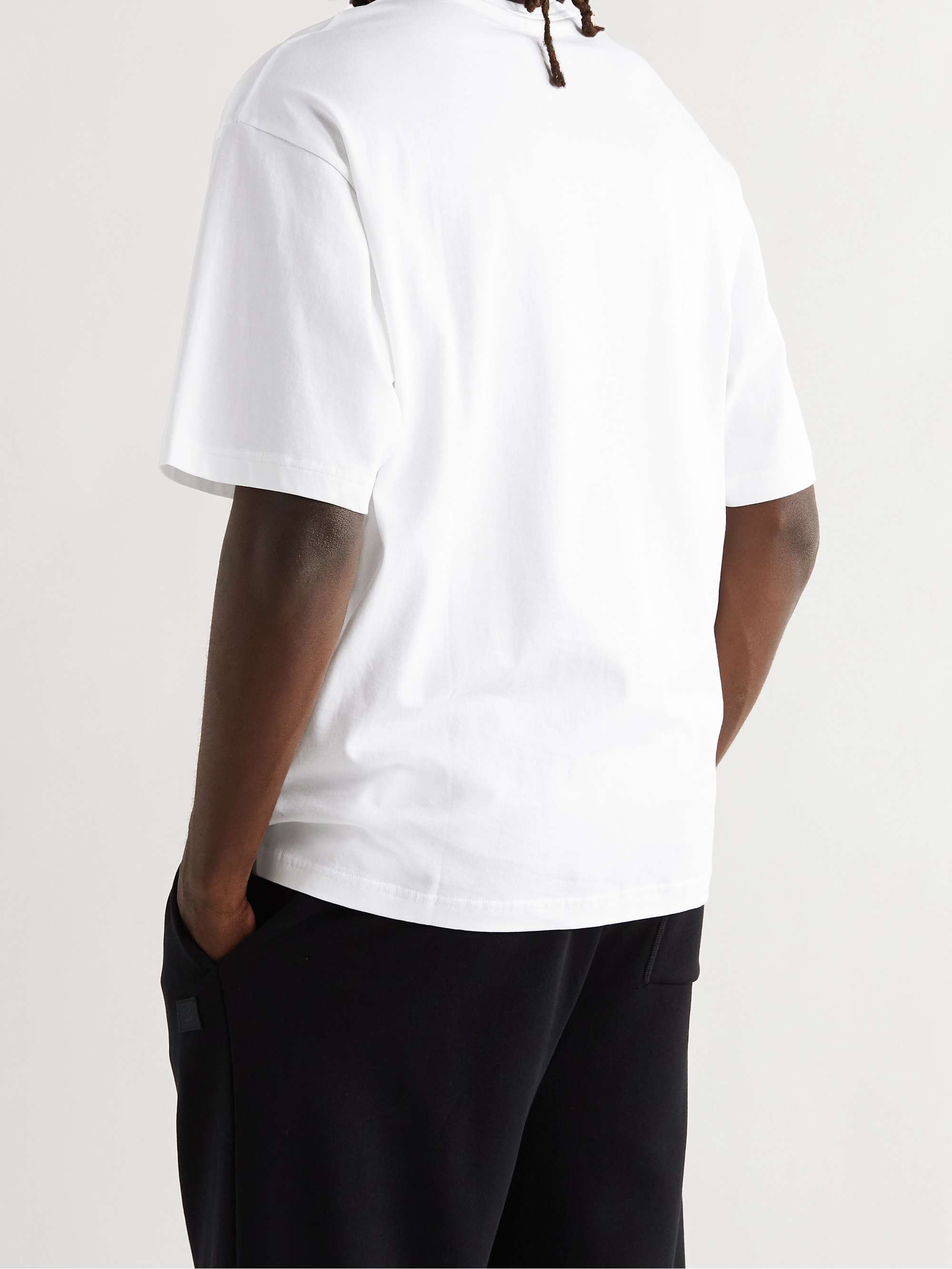 ACNE STUDIOS Exford Logo-Appliquéd Cotton-Jersey T-Shirt