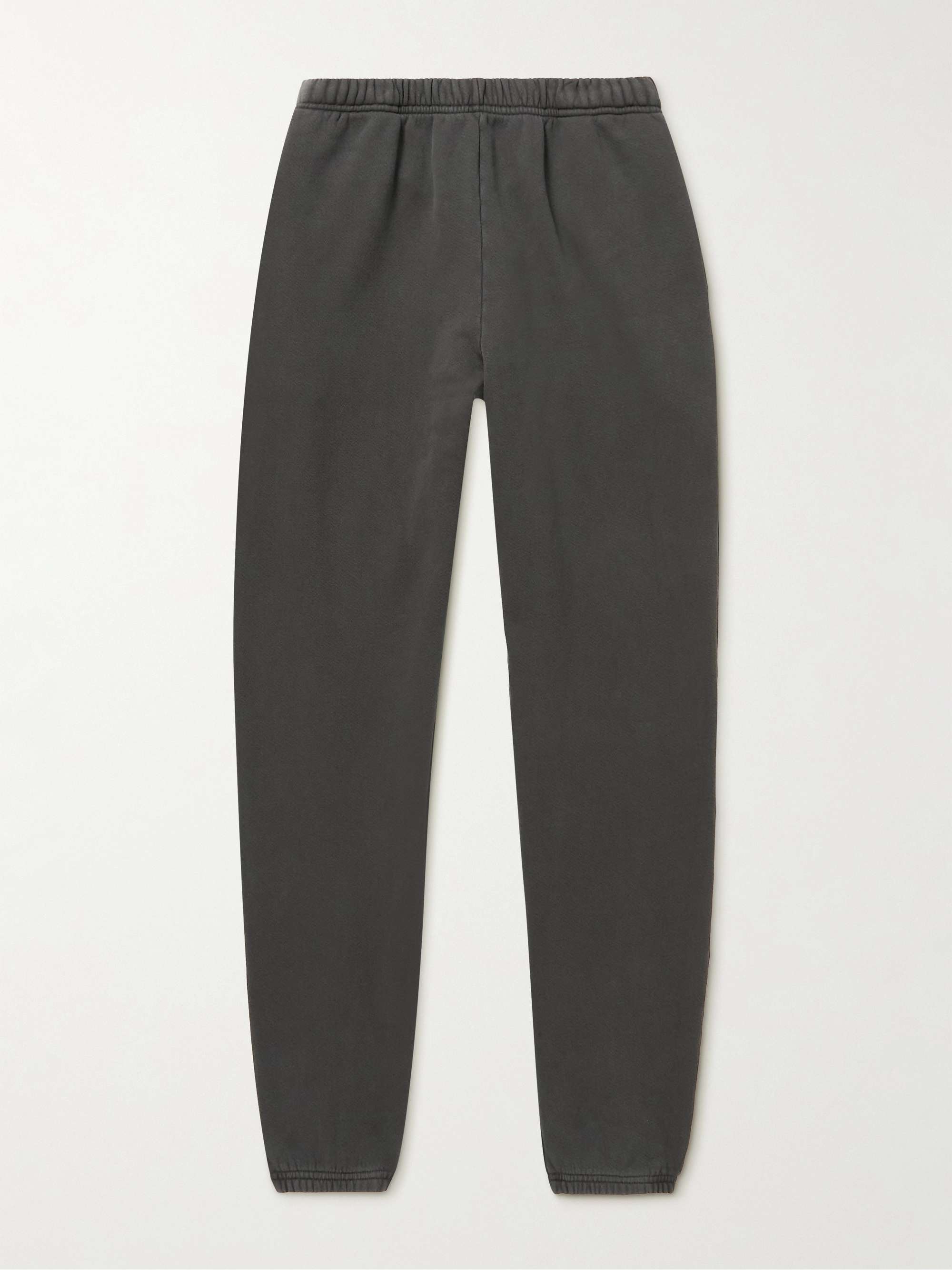 LES TIEN Garment-Dyed Fleece-Back Cotton-Jersey Sweatpants for Men | MR ...