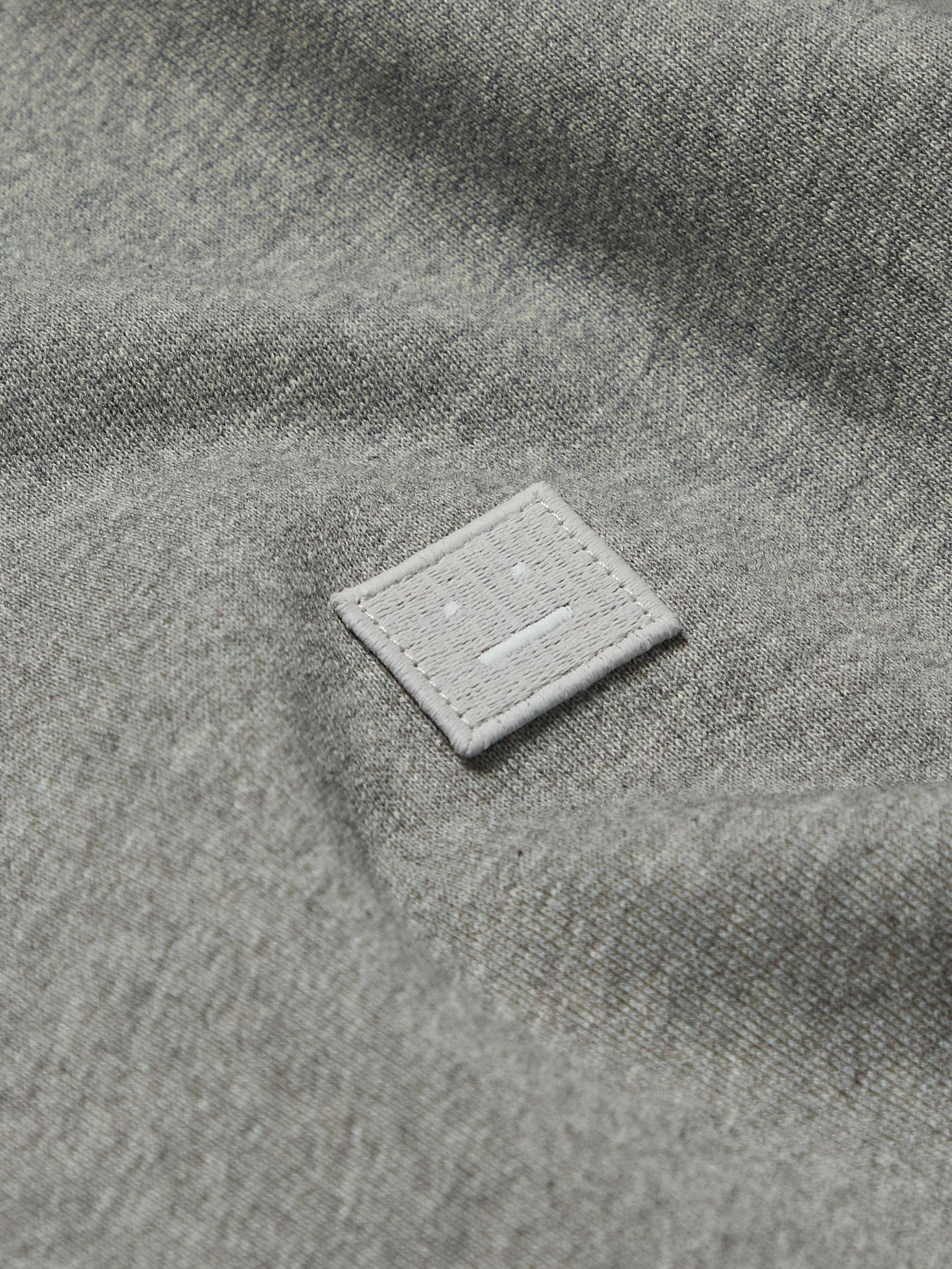 ACNE STUDIOS Fonbar Logo-Appliquéd Cotton-Jersey Sweatshirt
