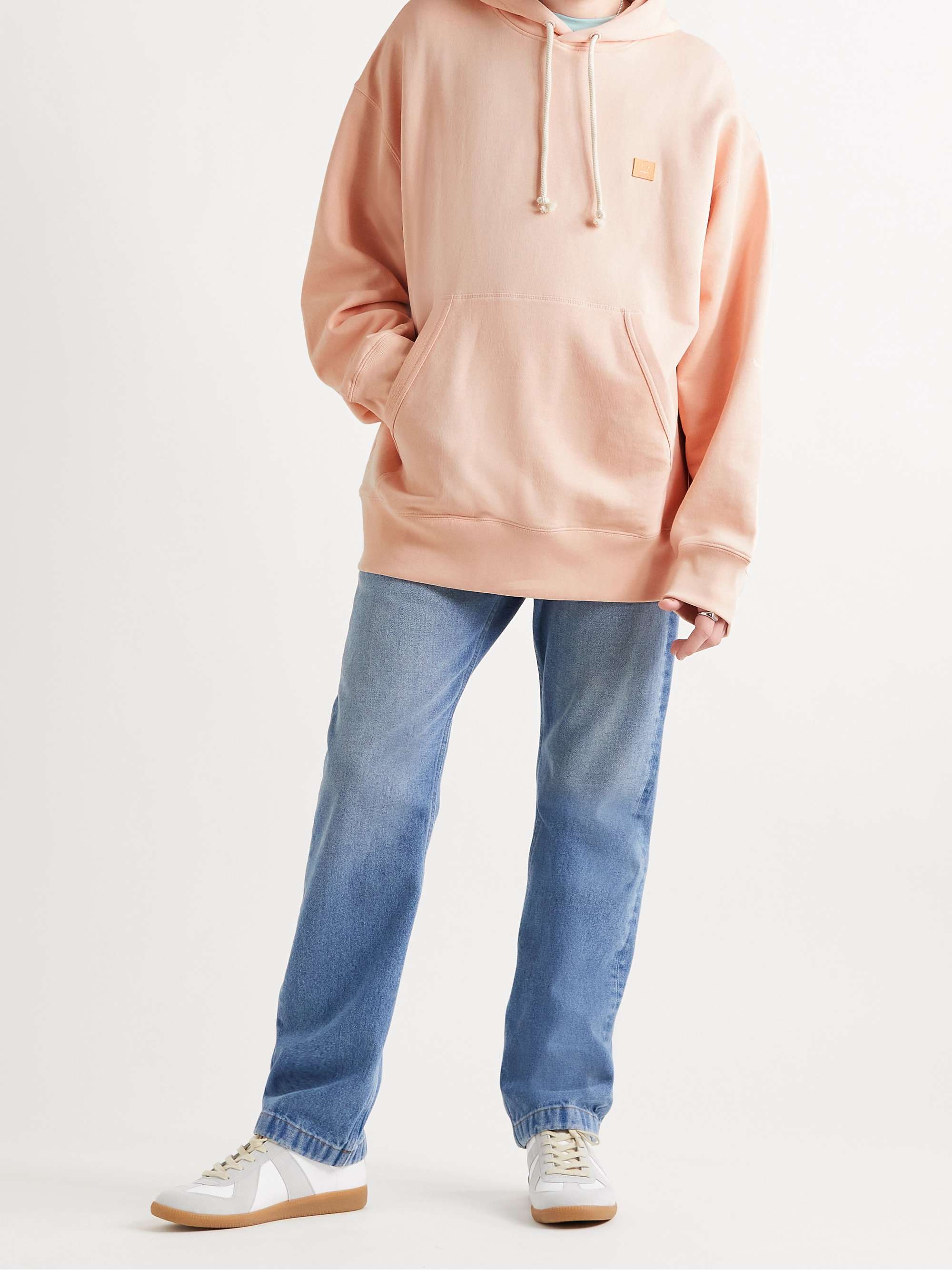 ACNE STUDIOS Forba Oversized Logo-Appliquéd Loopback Cotton-Jersey ...