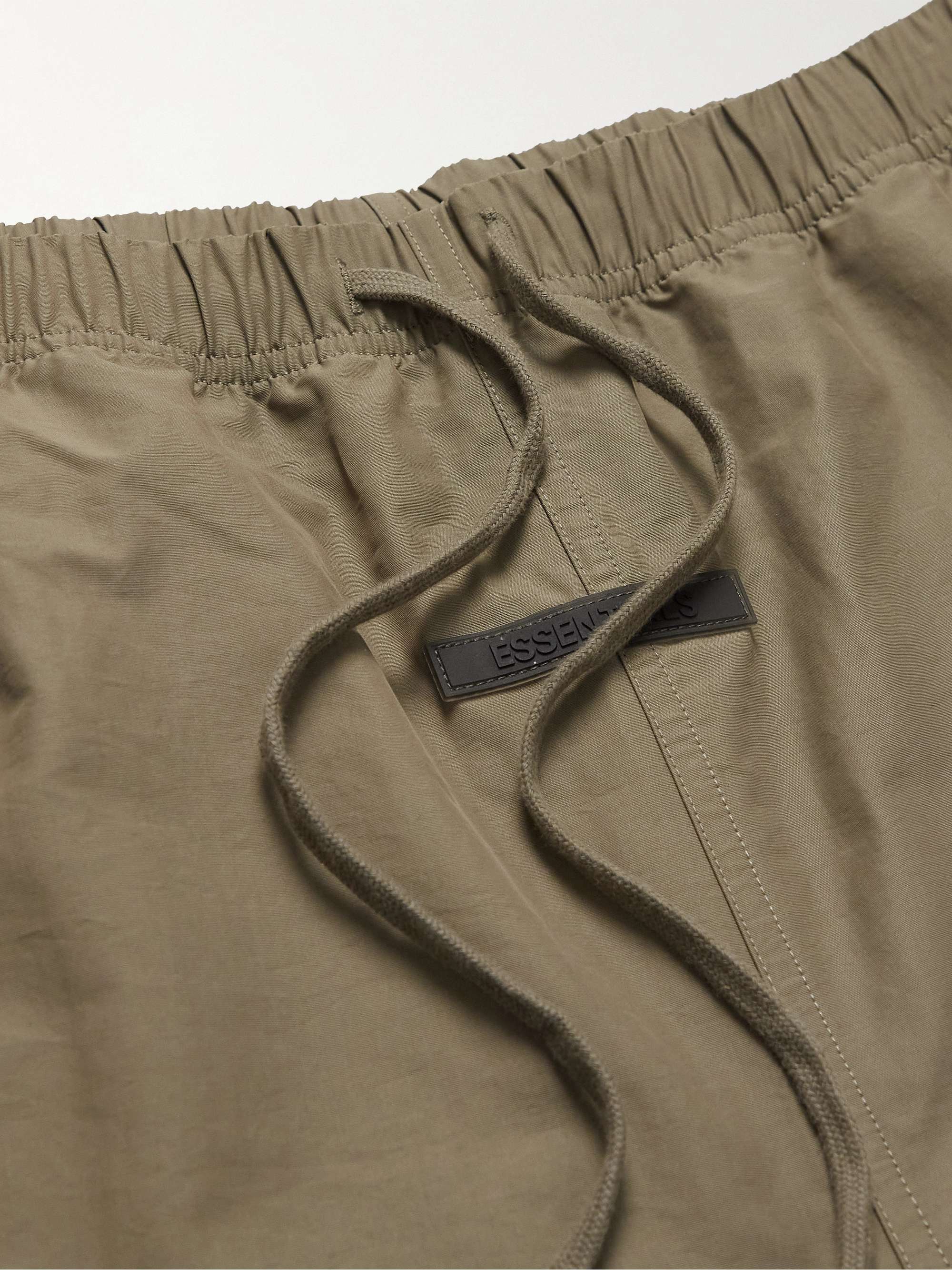 FEAR OF GOD ESSENTIALS Tapered Logo-Print Cotton-Blend Sweatpants