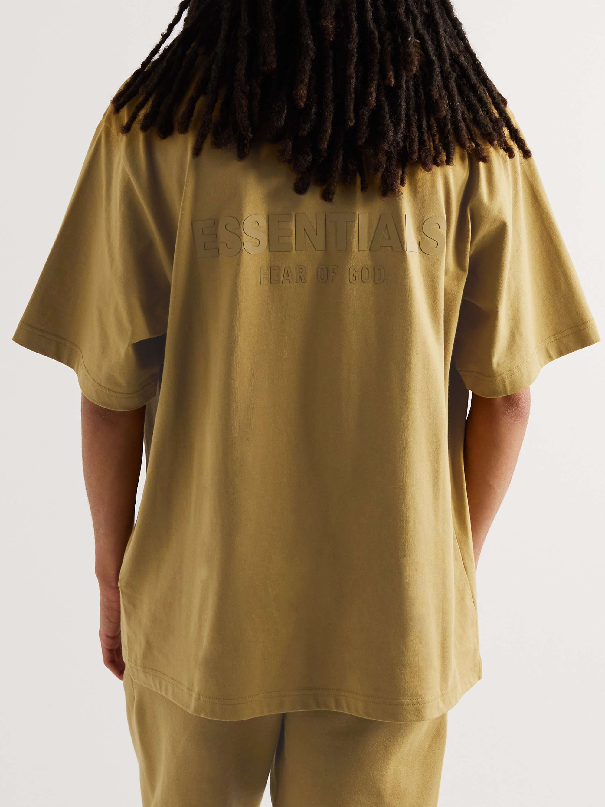 FEAR OF GOD ESSENTIALS Logo-Detailed Cotton-Jersey Polo Shirt