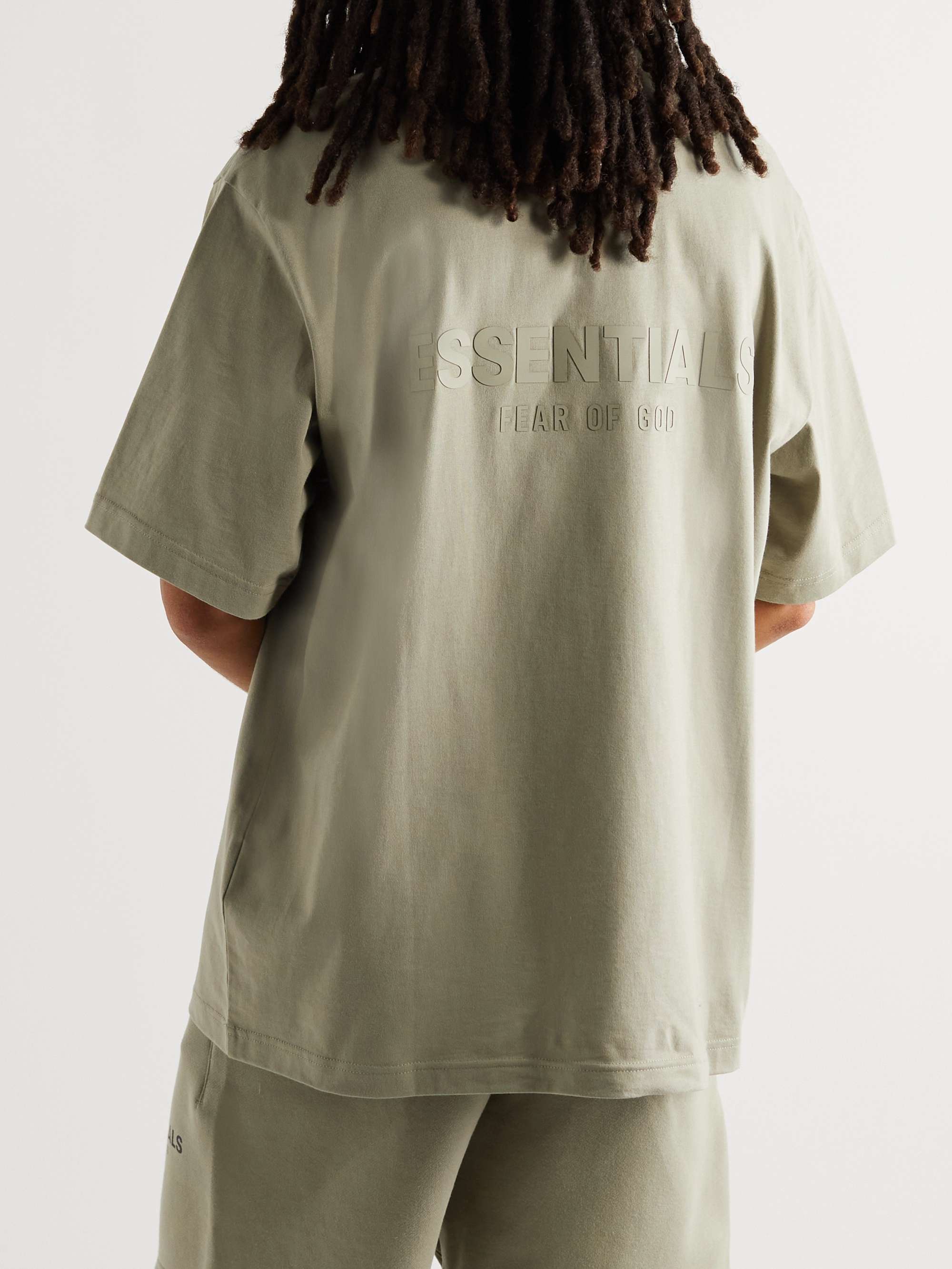 FEAR OF GOD ESSENTIALS Logo-Detailed Cotton-Jersey Polo Shirt