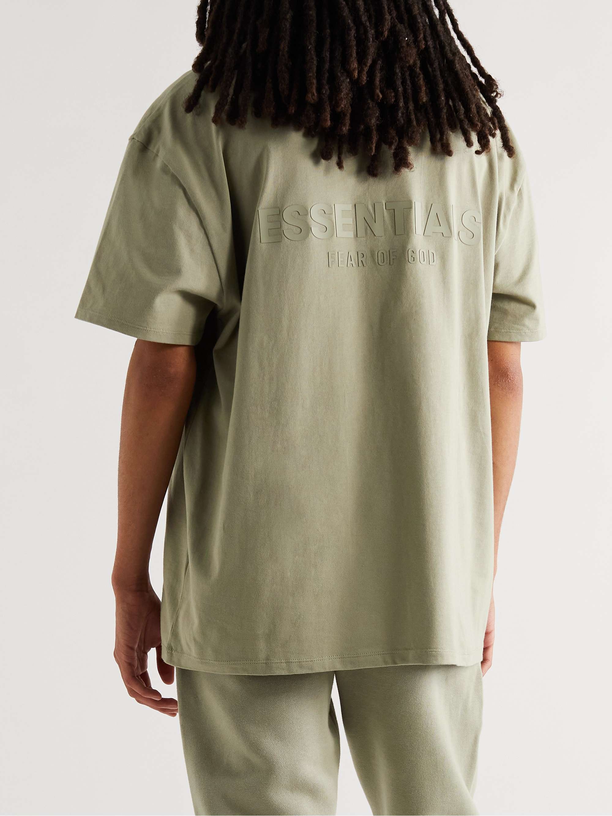FEAR OF GOD ESSENTIALS Logo-Print Cotton-Jersey T-Shirt