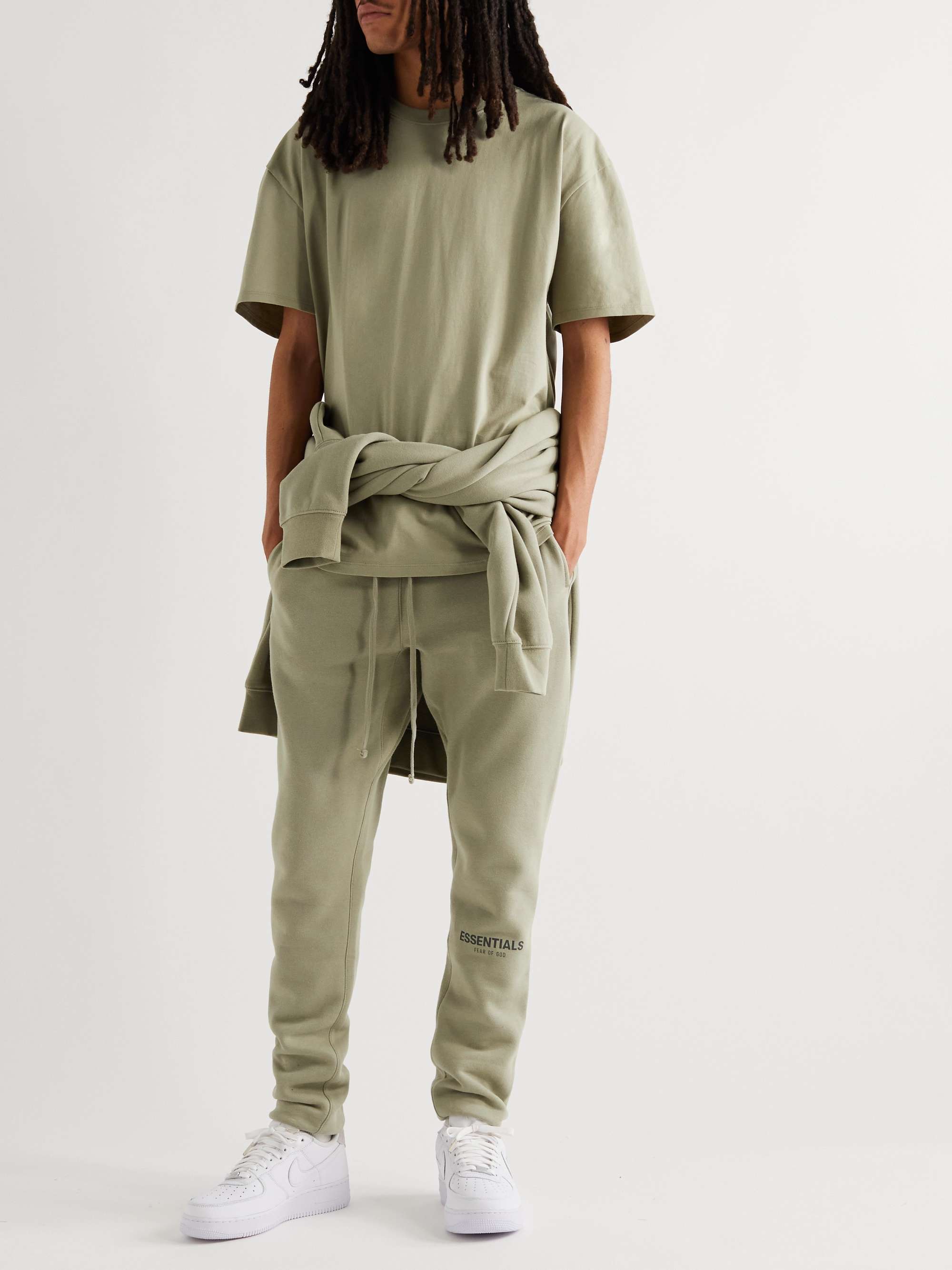 FEAR OF GOD ESSENTIALS Logo-Print Cotton-Jersey T-Shirt