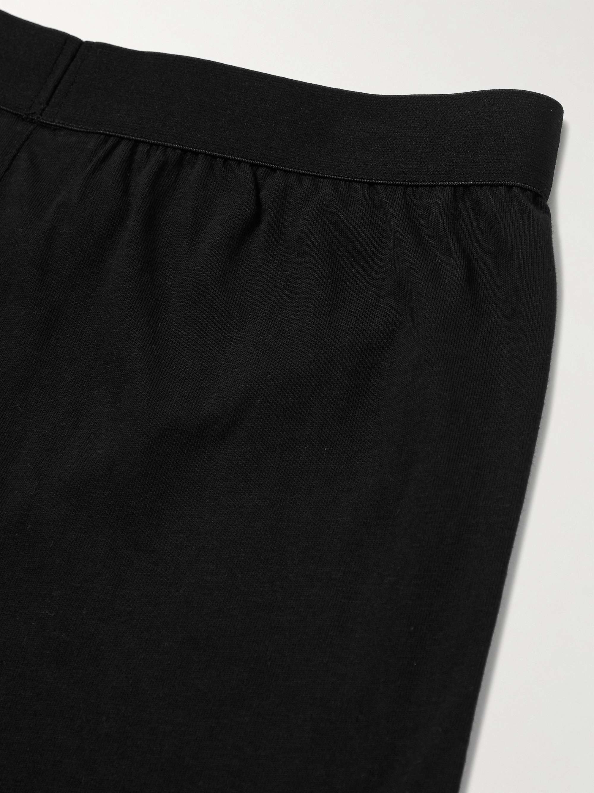 FEAR OF GOD ESSENTIALS Logo-Appliquéd Cotton-Blend Jersey Shorts