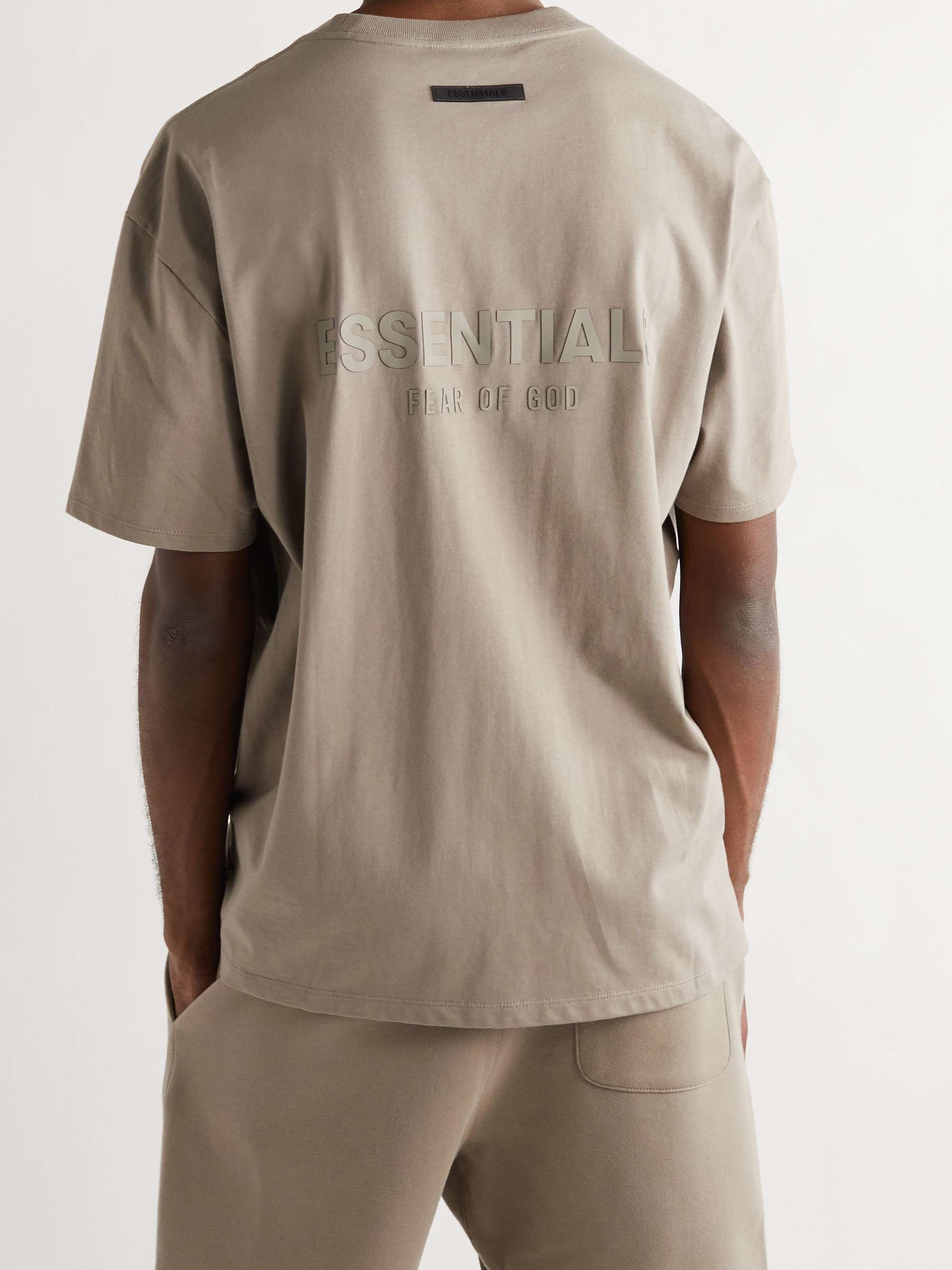 FEAR OF GOD ESSENTIALS Logo-Print Cotton-Jersey T-Shirt
