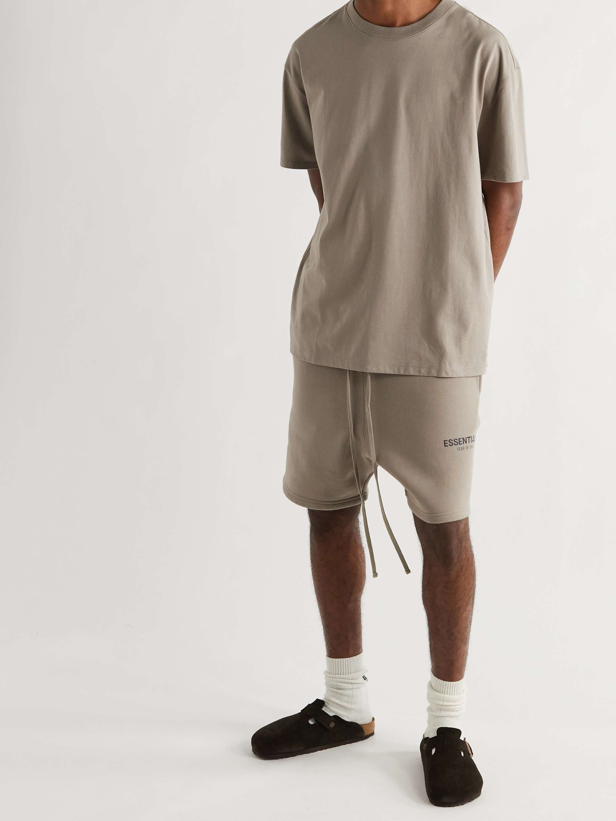 FEAR OF GOD ESSENTIALS Logo-Print Cotton-Jersey T-Shirt