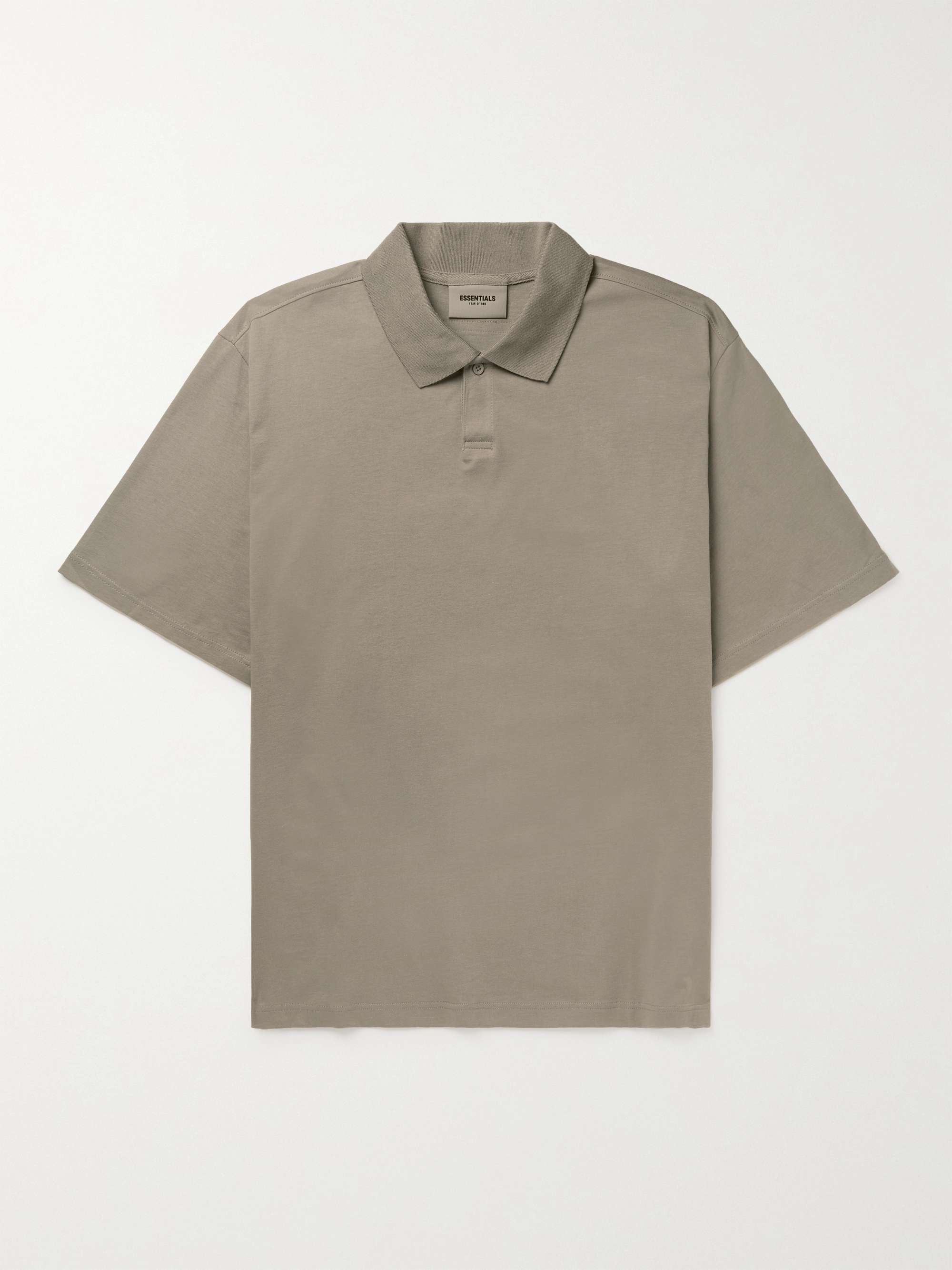 FEAR OF GOD ESSENTIALS Logo-Detailed Cotton-Jersey Polo Shirt