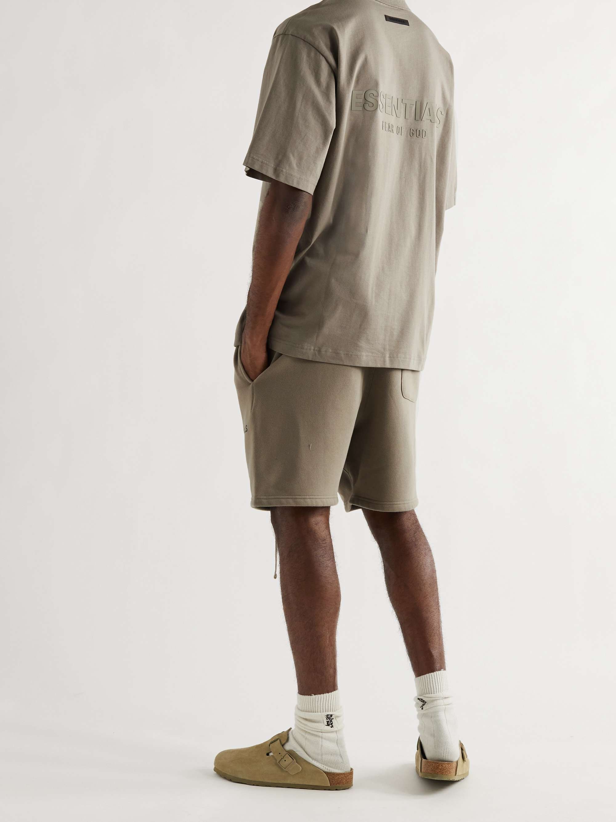 FEAR OF GOD ESSENTIALS Logo-Detailed Cotton-Jersey Polo Shirt