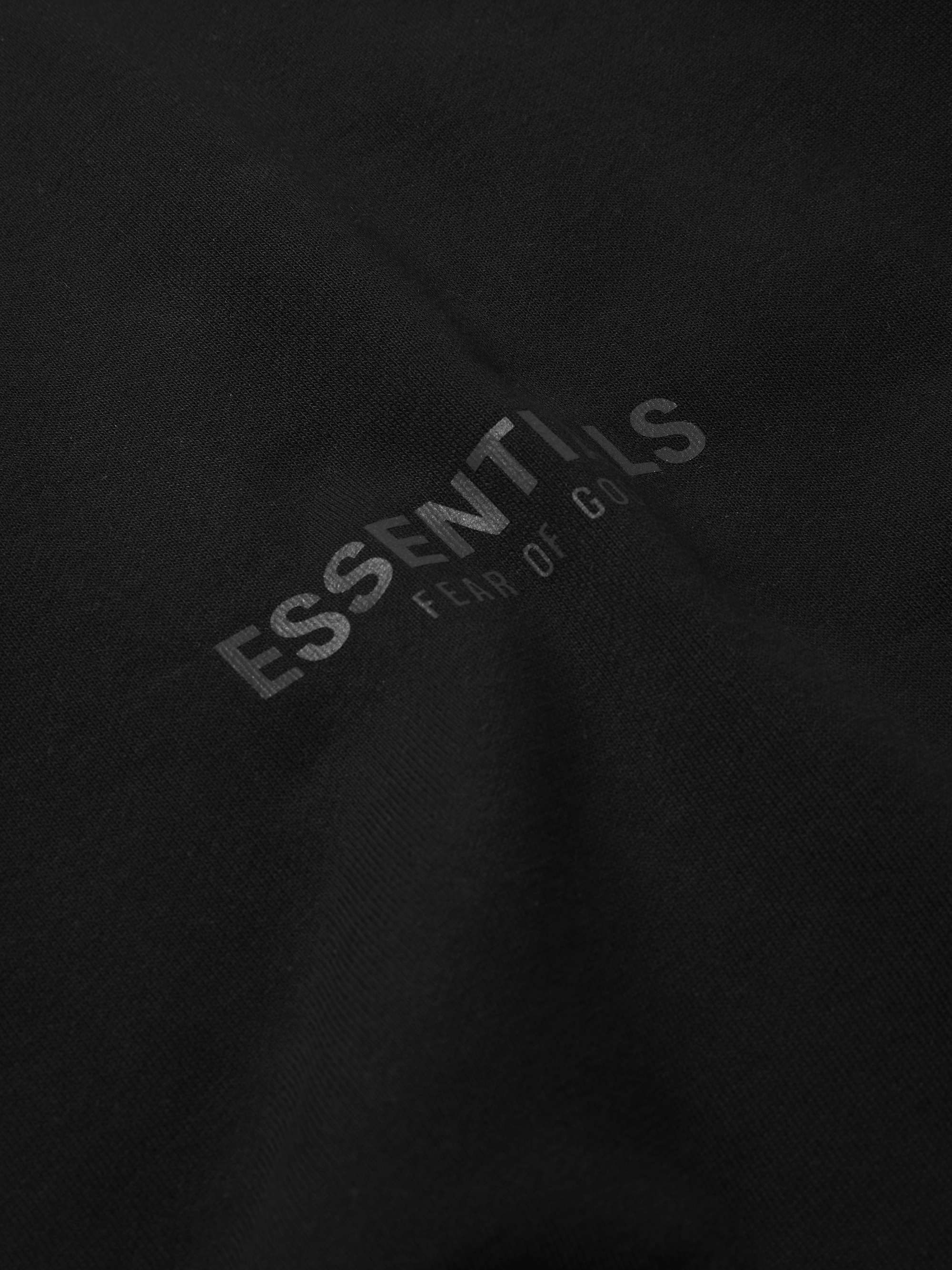 FEAR OF GOD ESSENTIALS Logo-Print Cotton-Jersey Polo Shirt