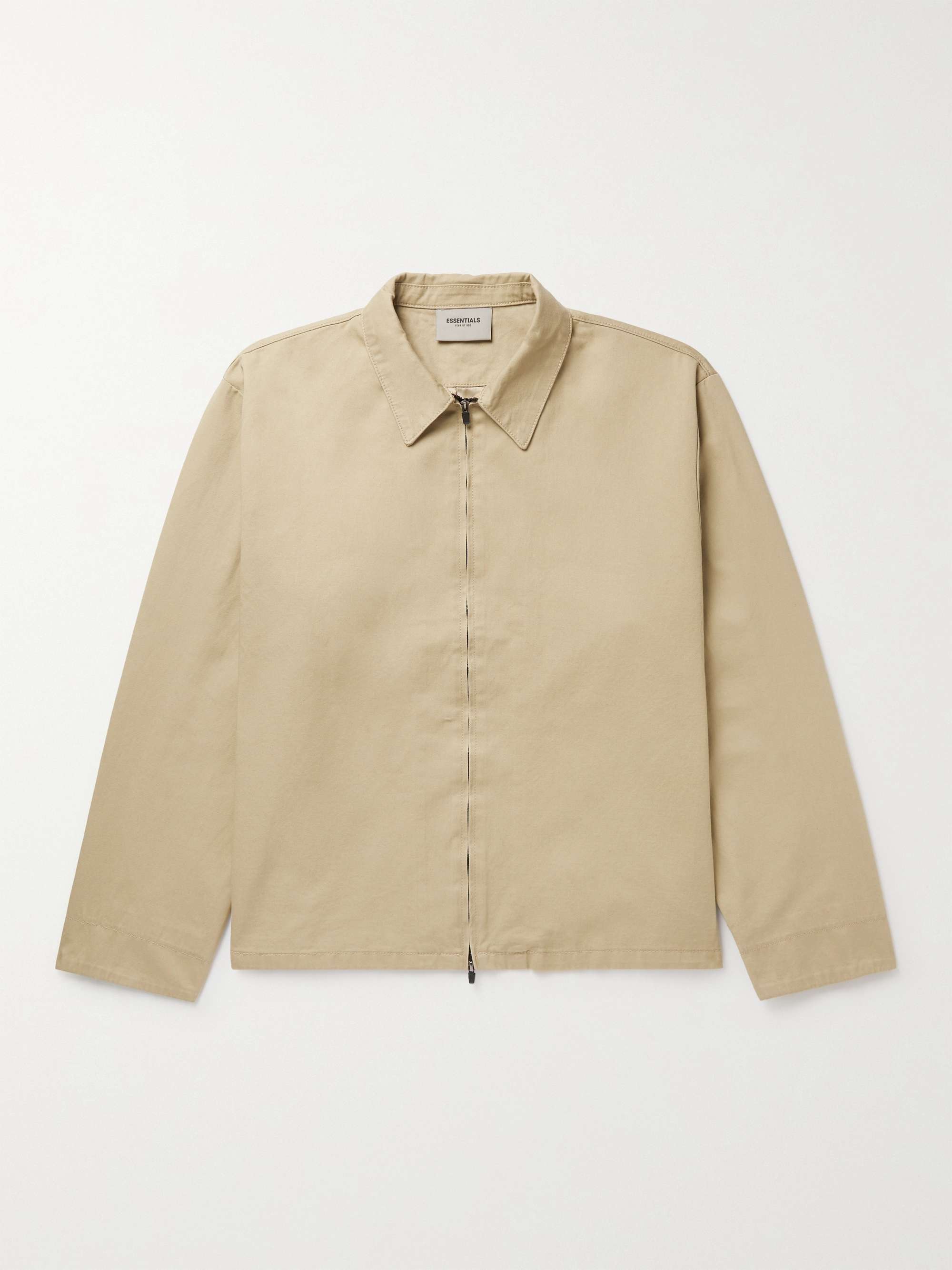 FEAR OF GOD ESSENTIALS Cotton-Twill Overshirt for Men | MR PORTER