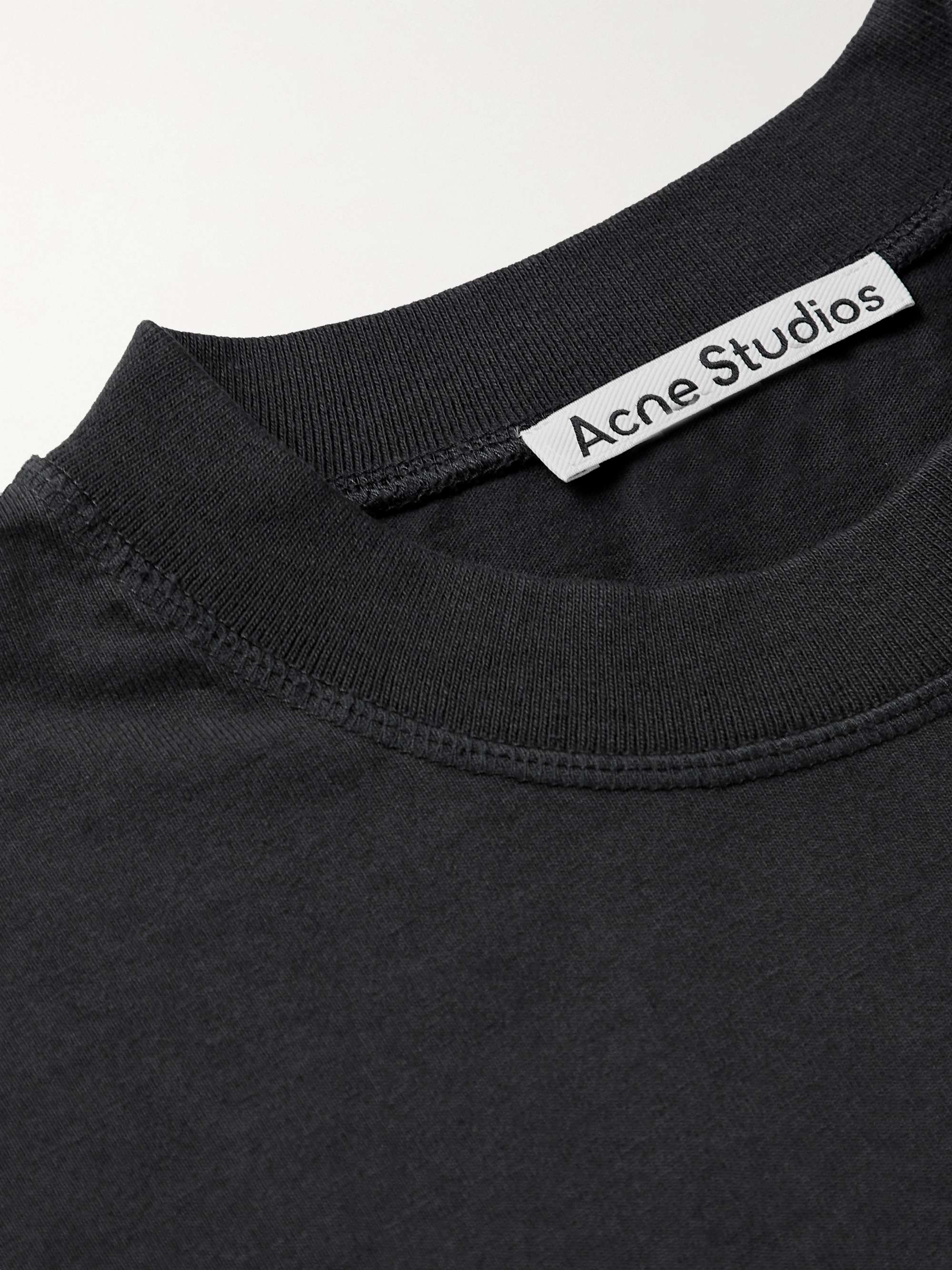 ACNE STUDIOS Logo-Print Organic Cotton-Jersey T-Shirt