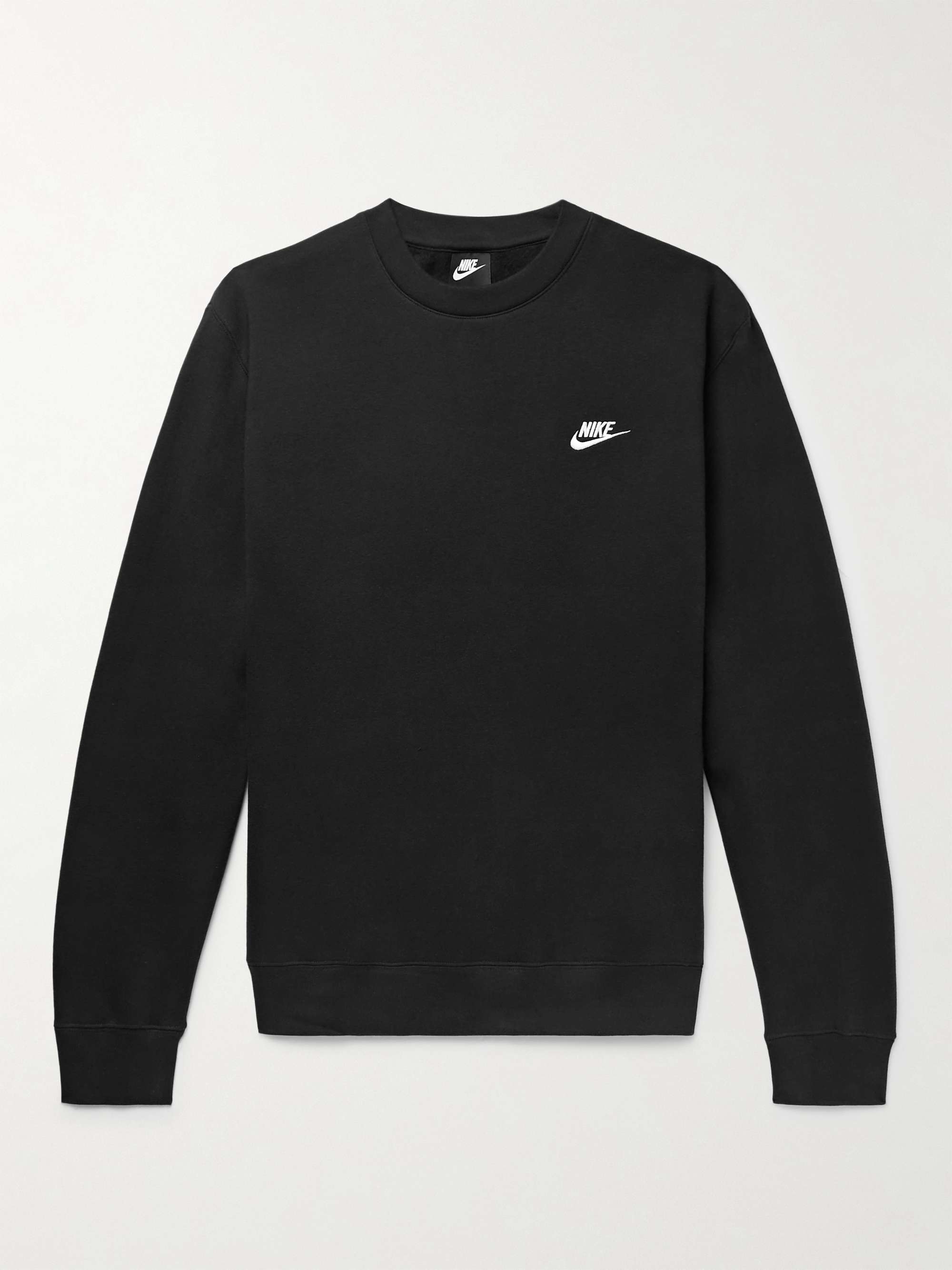 NIKE Sportswear Club Logo-Embroidered Cotton-Blend Tech Fleece