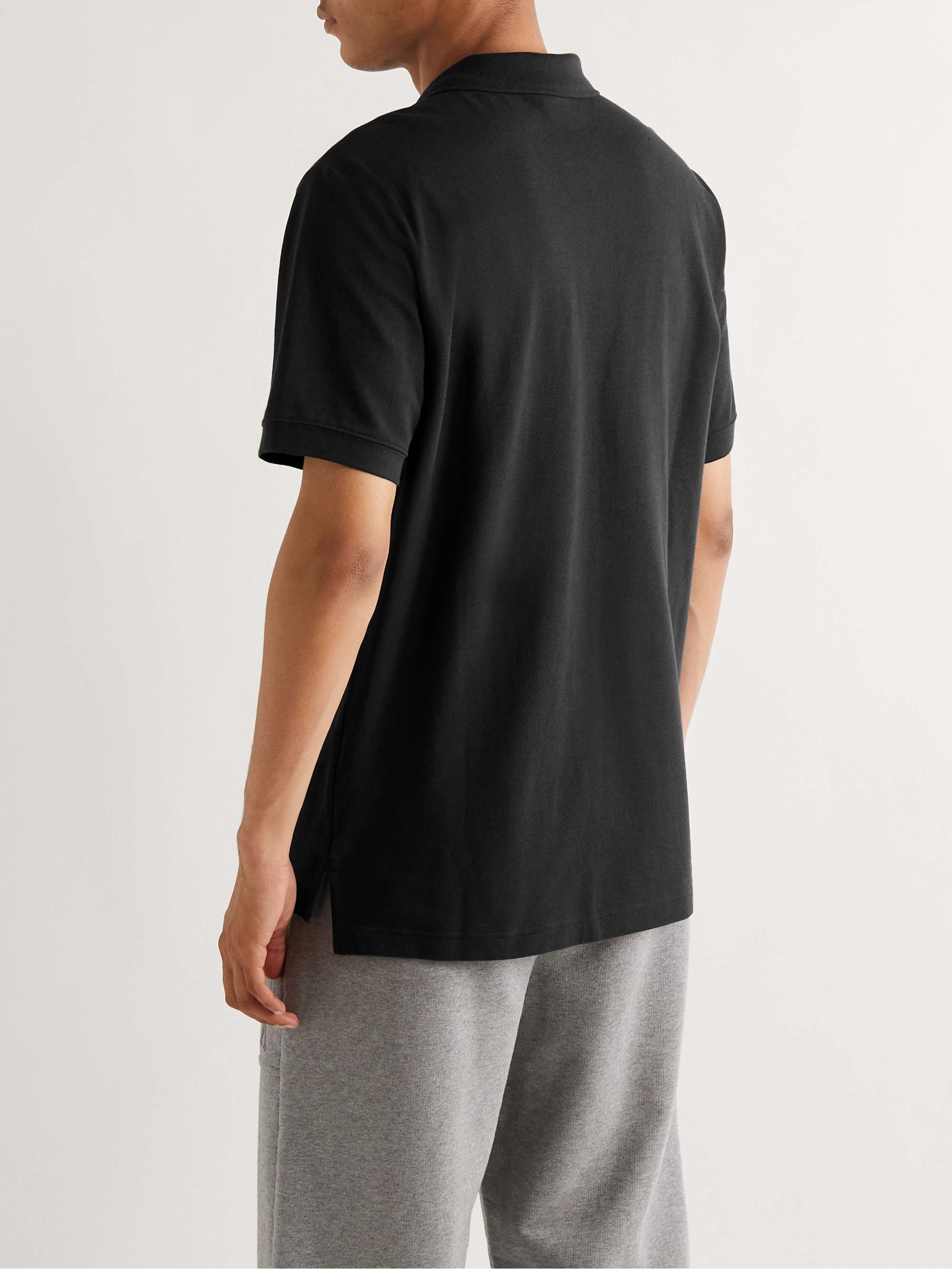 NIKE Logo-Embroidered Cotton-Piqué Polo Shirt