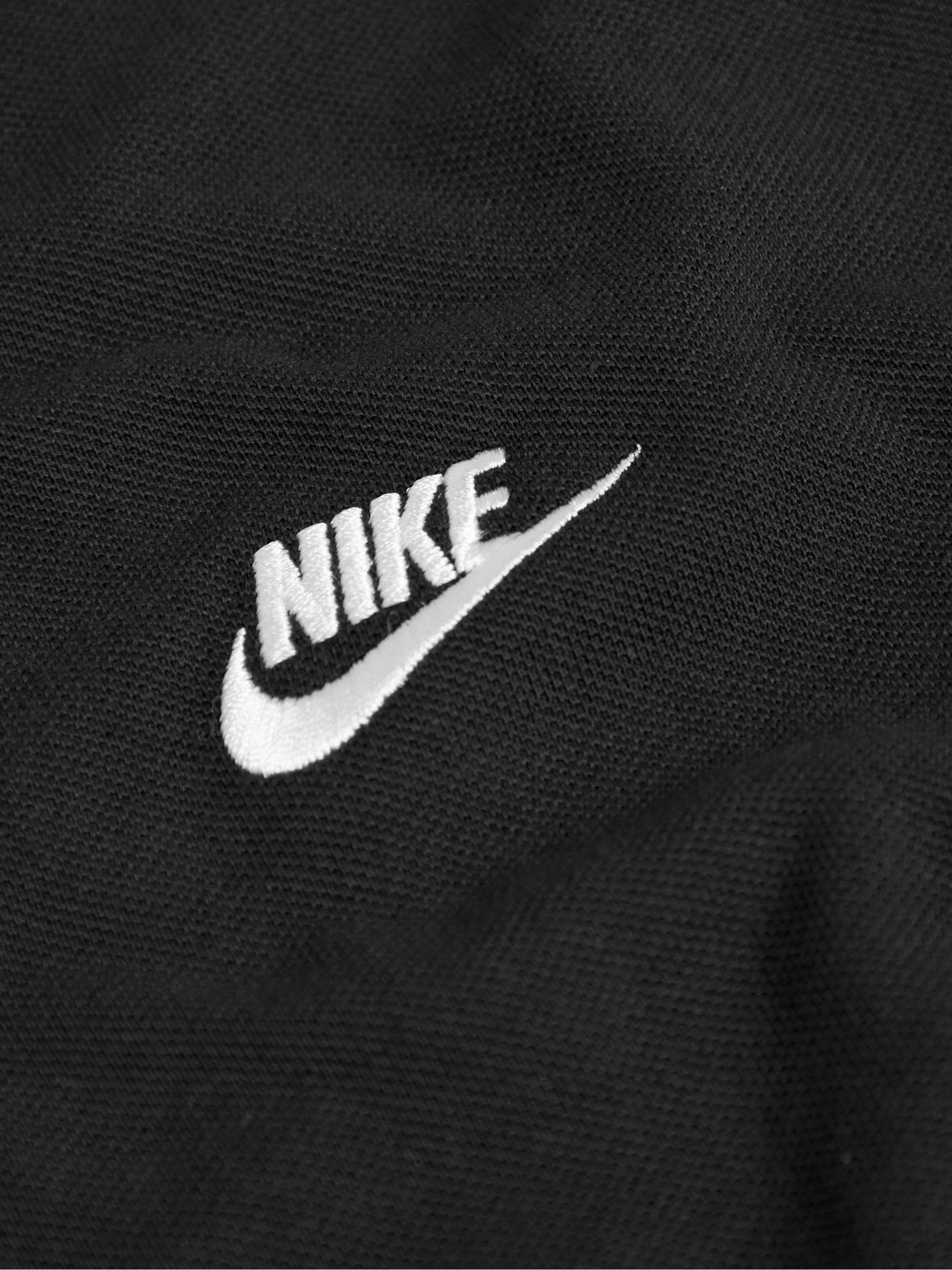 NIKE Logo-Embroidered Cotton-Piqué Polo Shirt