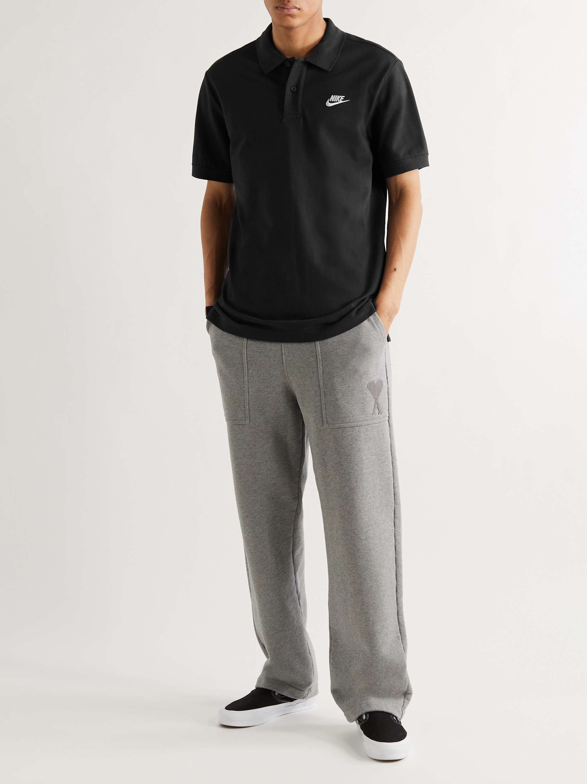 NIKE Logo-Embroidered Cotton-Piqué Polo Shirt for Men | MR PORTER