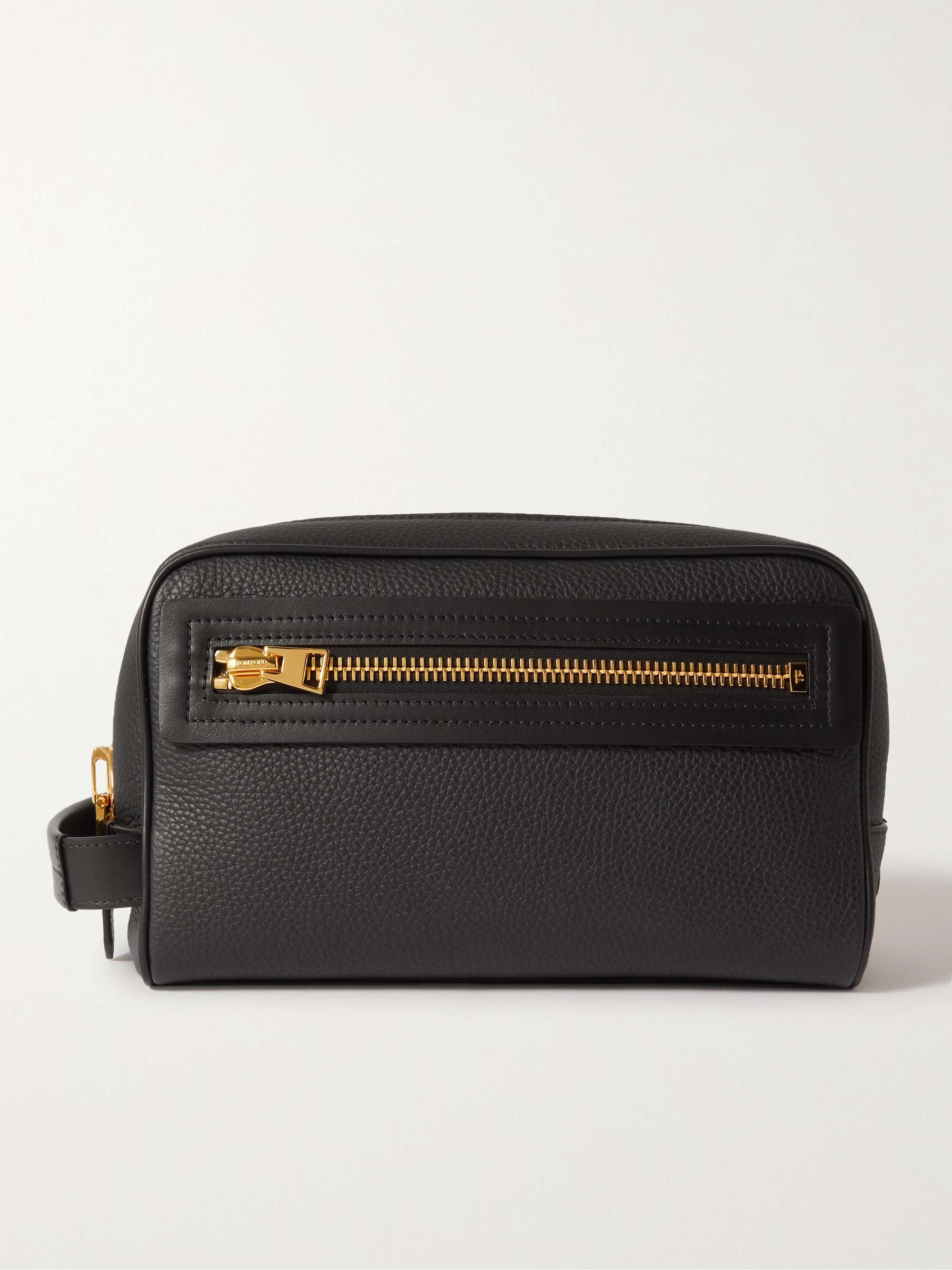 TOM FORD Pebble-Grain Leather Wash Bag | MR PORTER