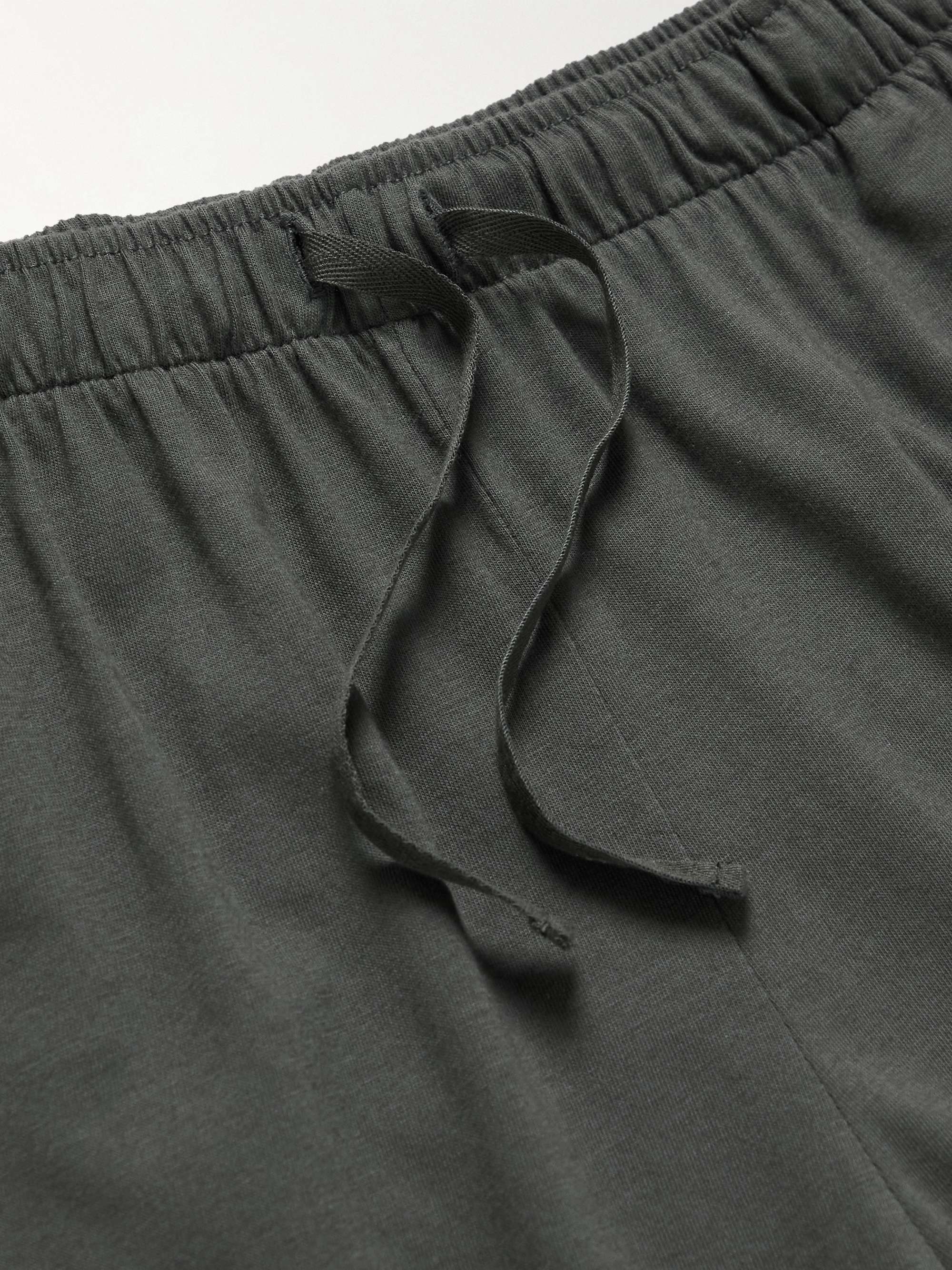 SUNSPEL Lounge Cotton and Modal-Blend Jersey Drawstring Shorts