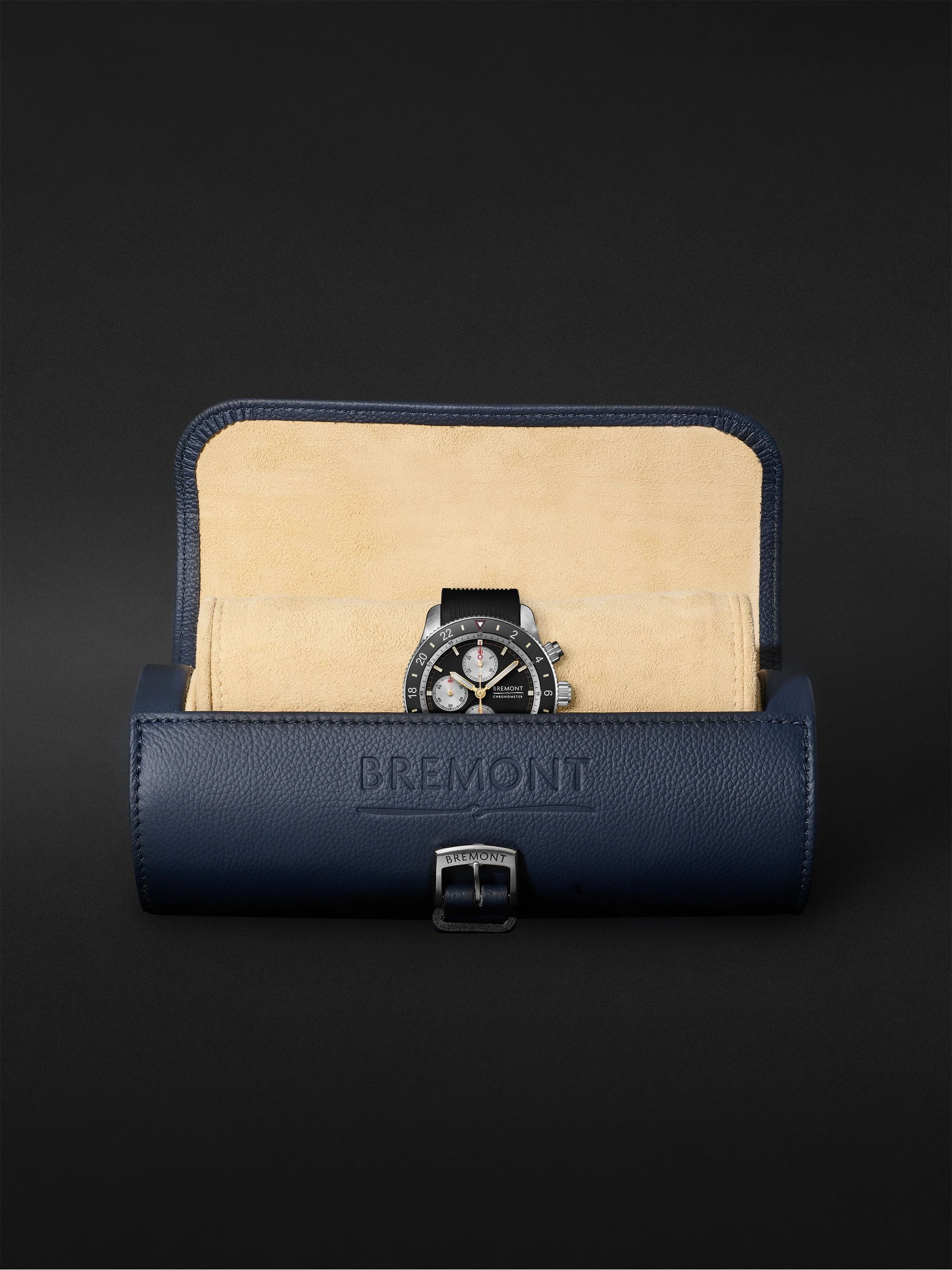 BREMONT Supermarine Sport Automatic Chronograph 43mm Stainless Steel and Rubber Watch, Ref. No. S200
