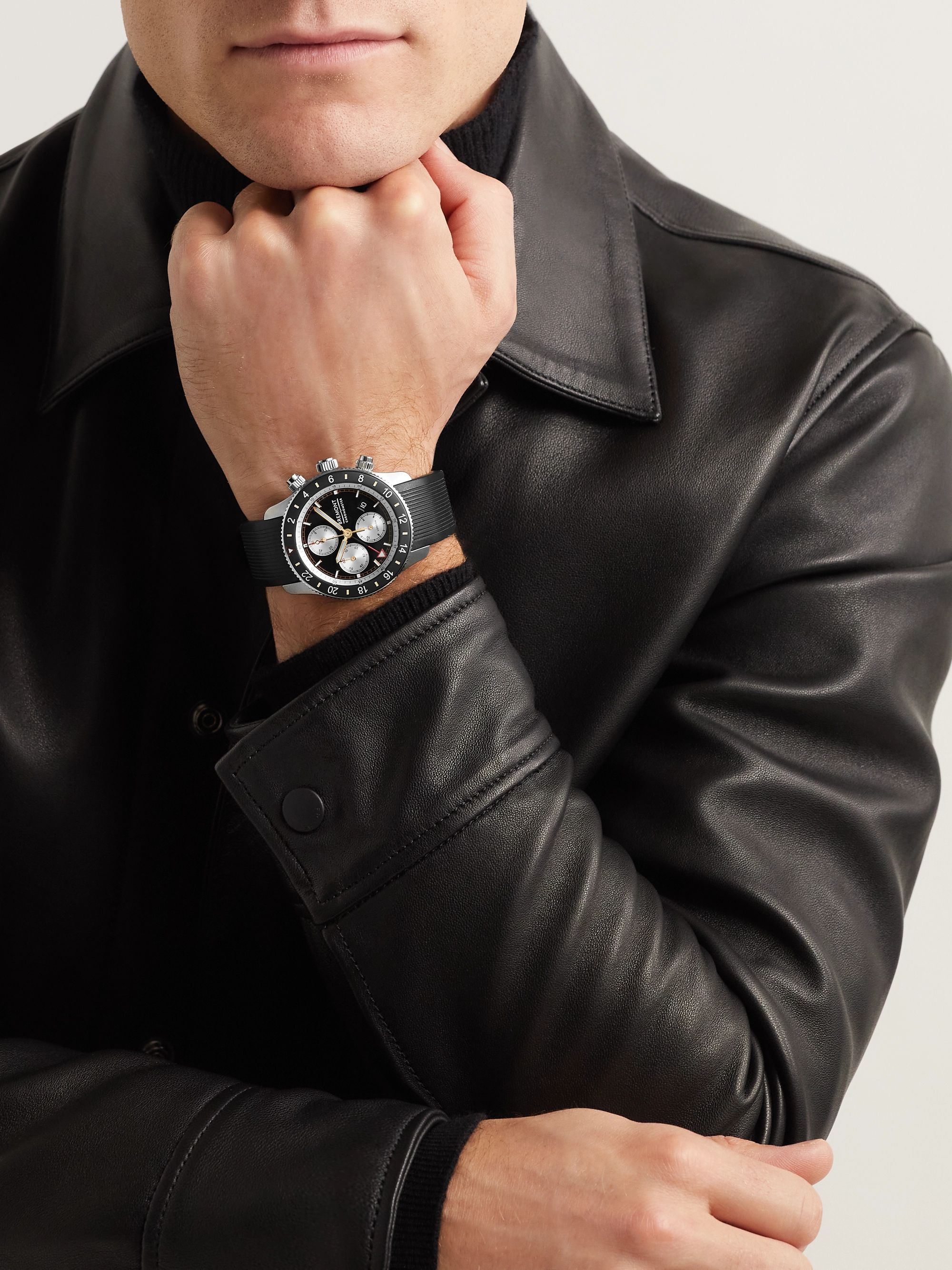 BREMONT Supermarine Sport Automatic Chronograph 43mm Stainless Steel and Rubber Watch Ref. No. S200 for Men MR PORTER