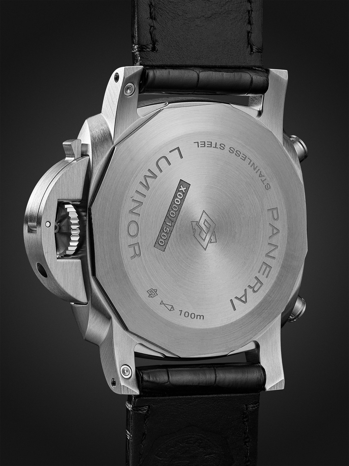  Panerai - Luminor Chrono Automatic Flyback Chronograph 44mm Stainless Steel And Alligator Watch, Ref. No. Pam1218 - Men - White 