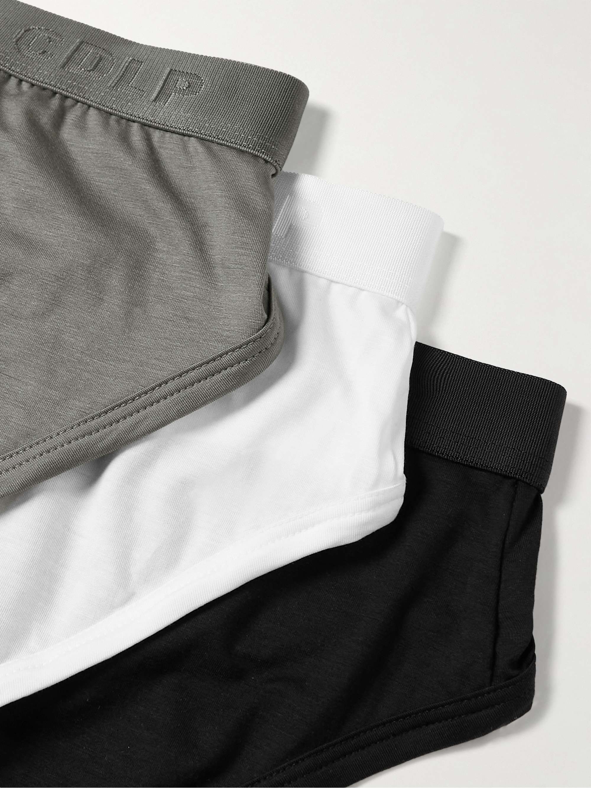 CDLP Three-Pack Stretch-Lyocell Briefs