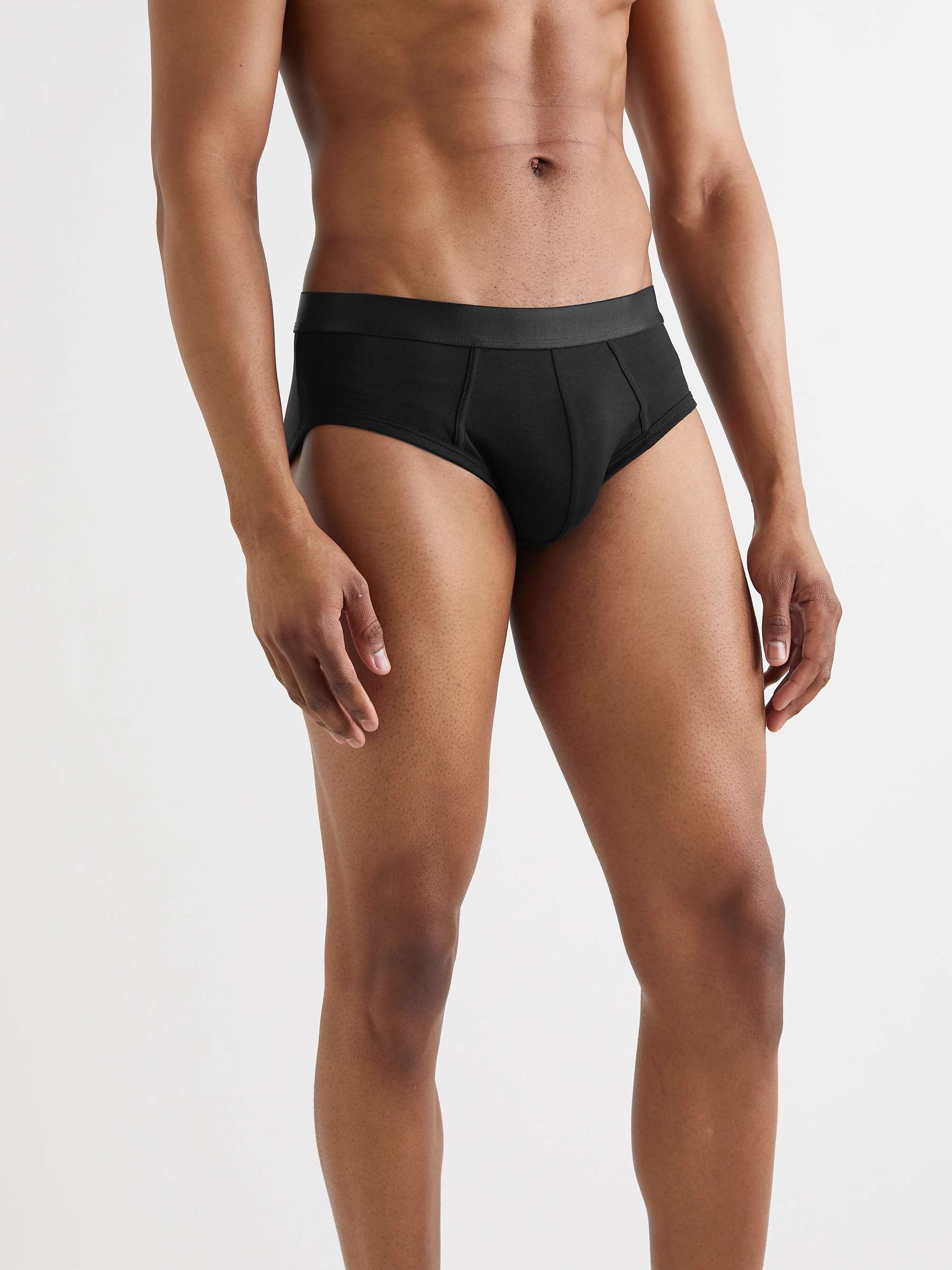 CDLP Three-Pack Stretch-Lyocell Briefs