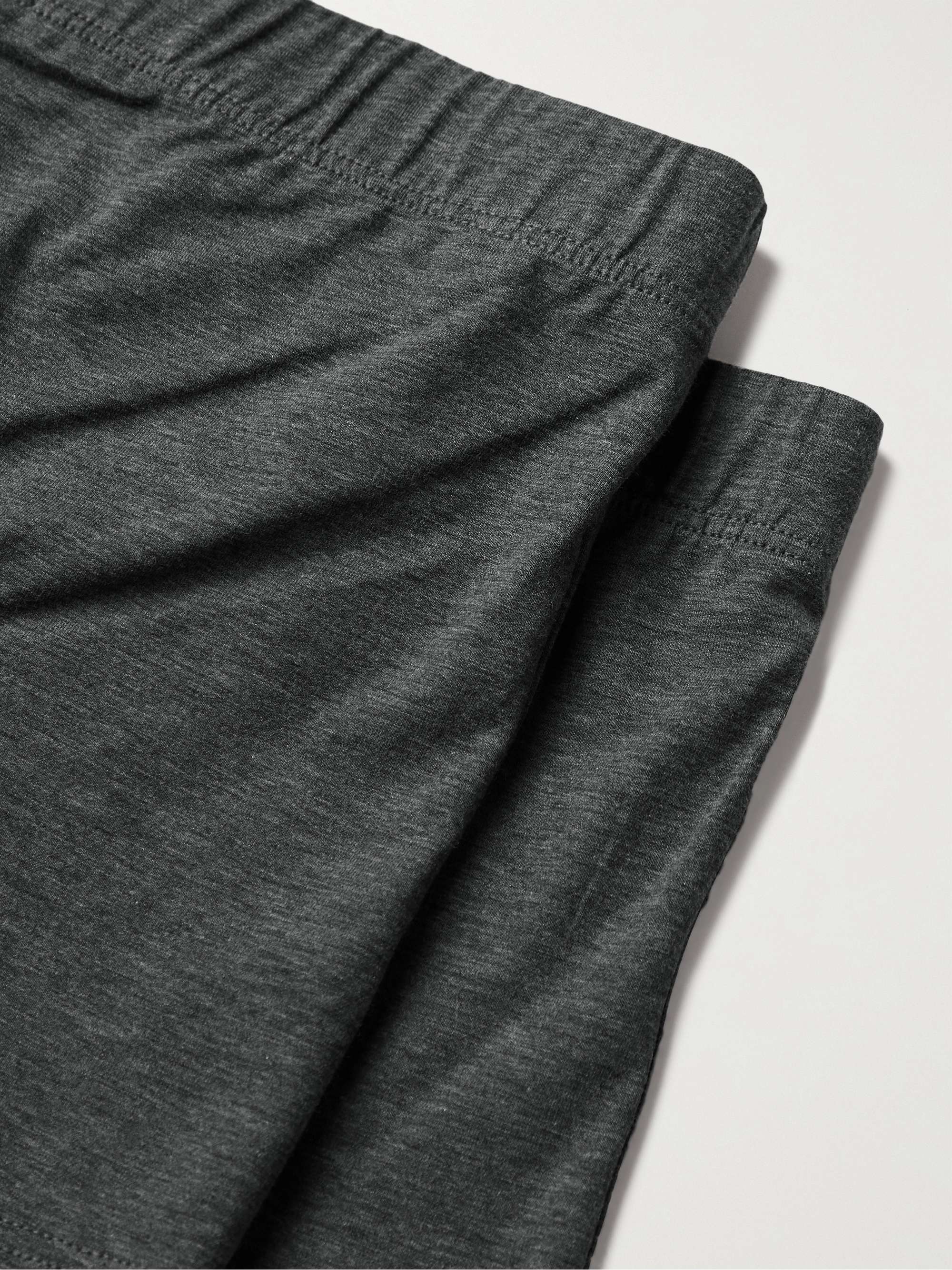 HANRO Essentials Two-Pack Stretch-Cotton Boxer Briefs