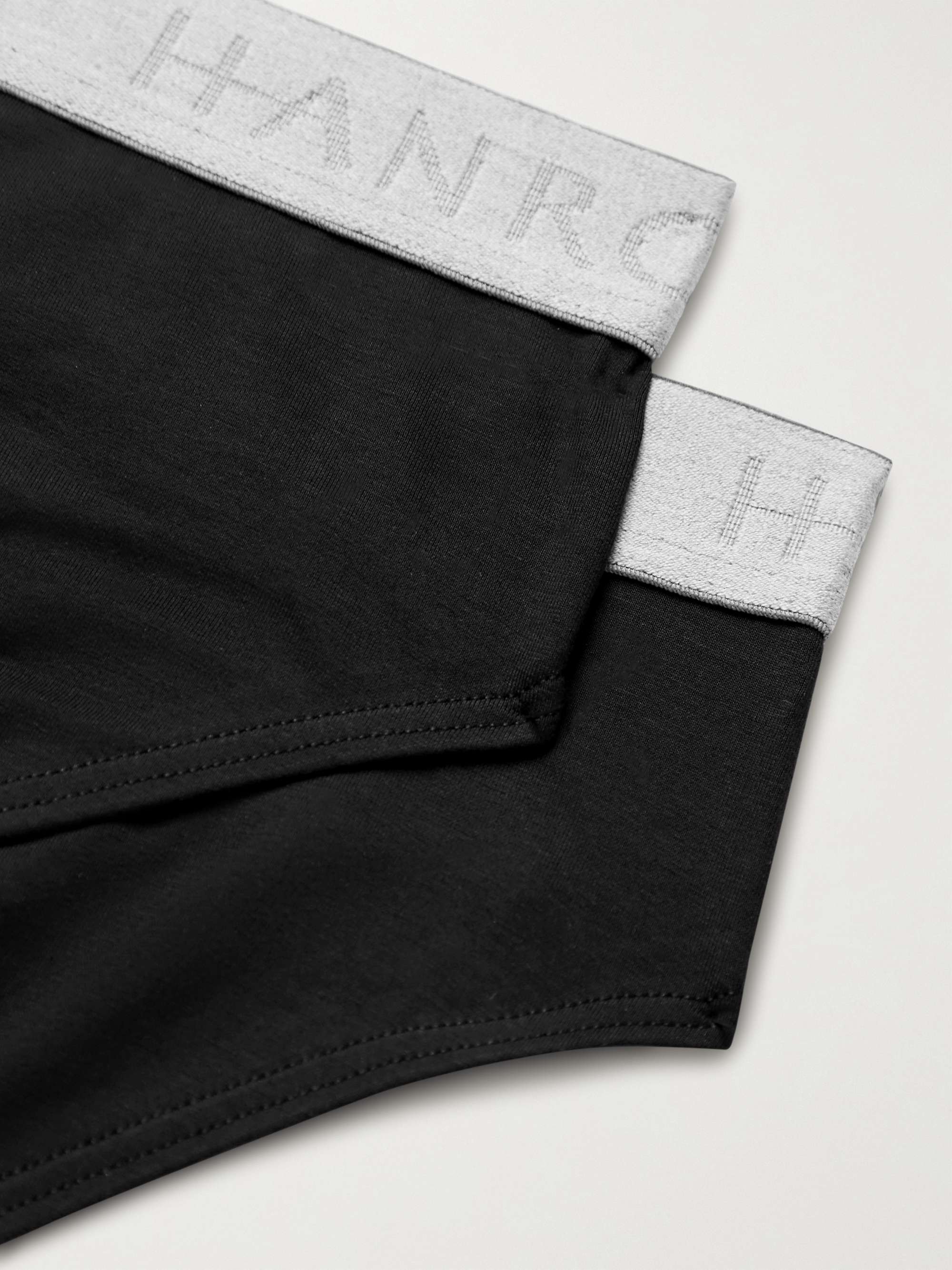 HANRO Essentials Two-Pack Stretch-Cotton Briefs