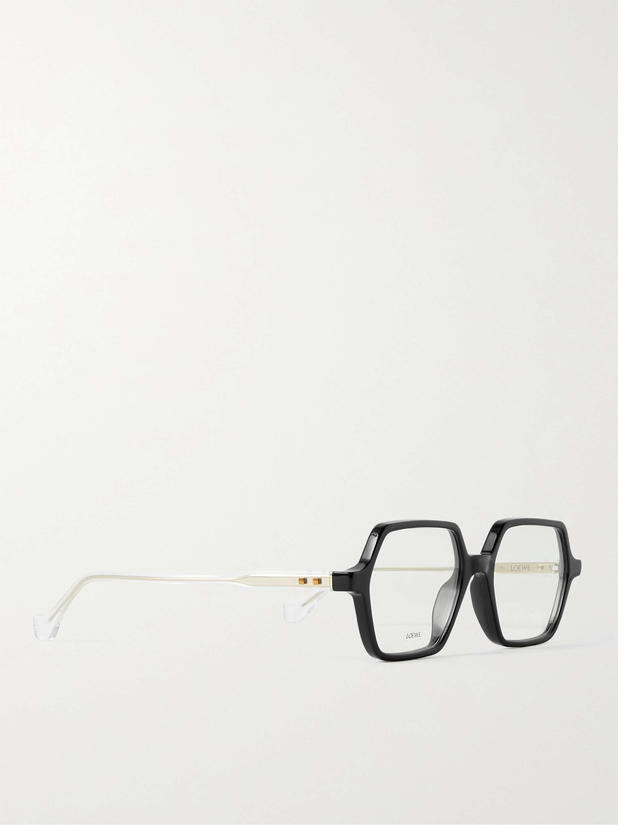 LOEWE Hexagon-Frame Acetate Optical Glasses