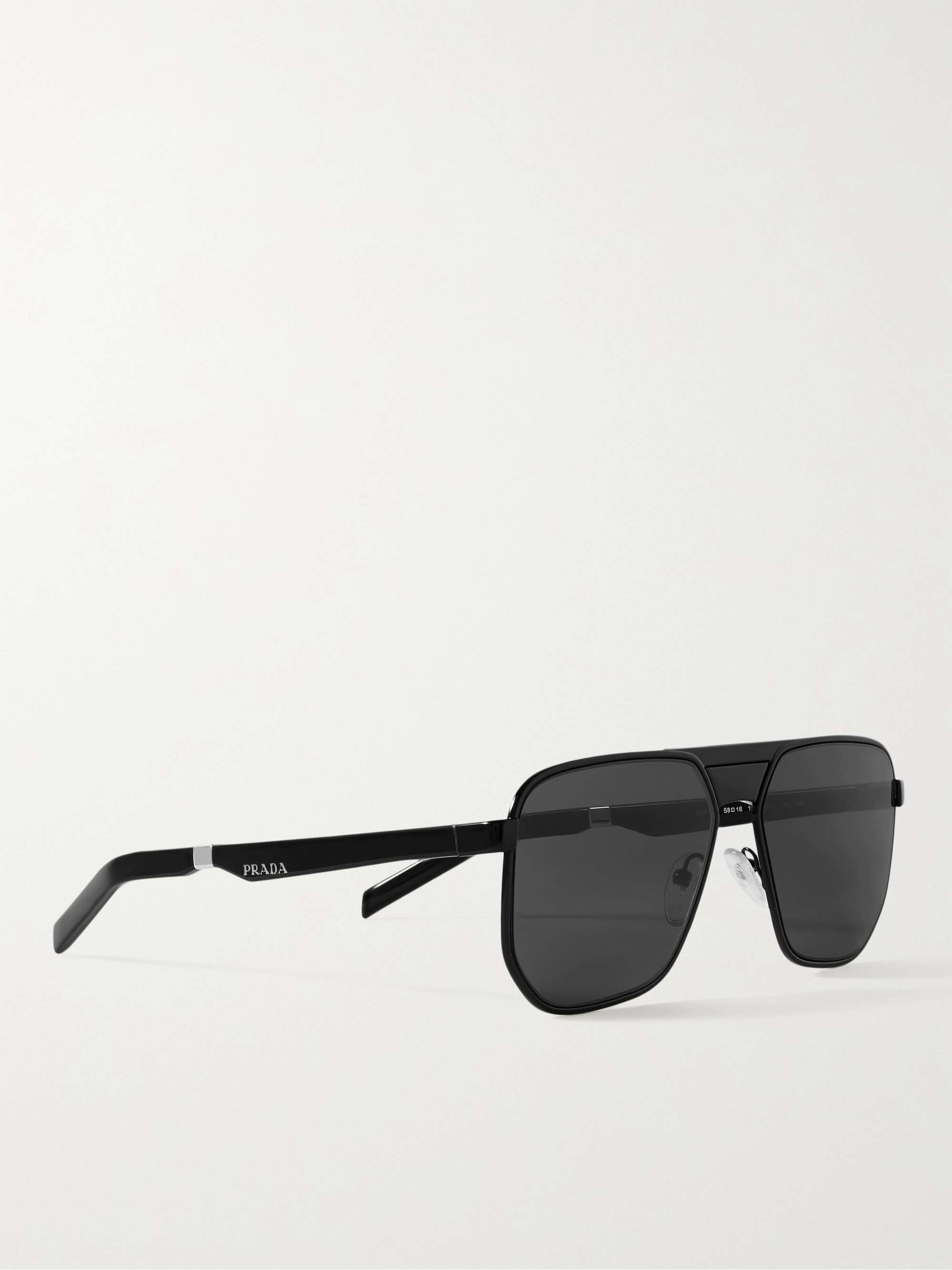PRADA D-Frame Metal Sunglasses