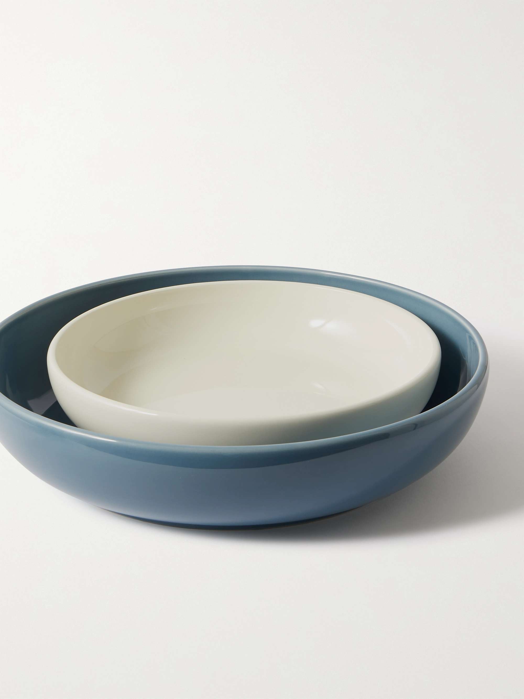 R+D.LAB Bilancia Glazed Ceramic Extra Large Flat Bowl