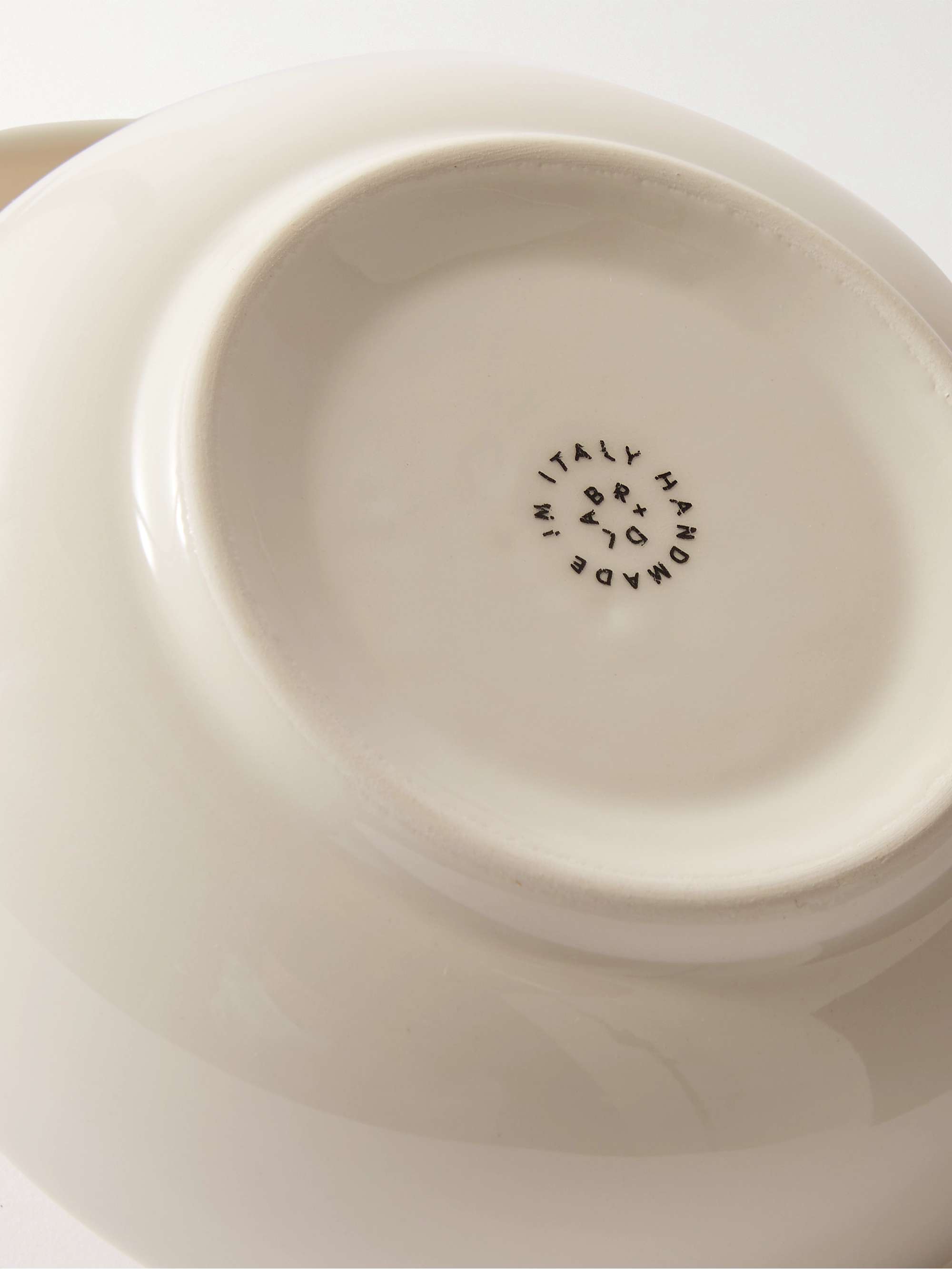 R+D.LAB Set of Two Large Bilancia Glazed Ceramic Bowls