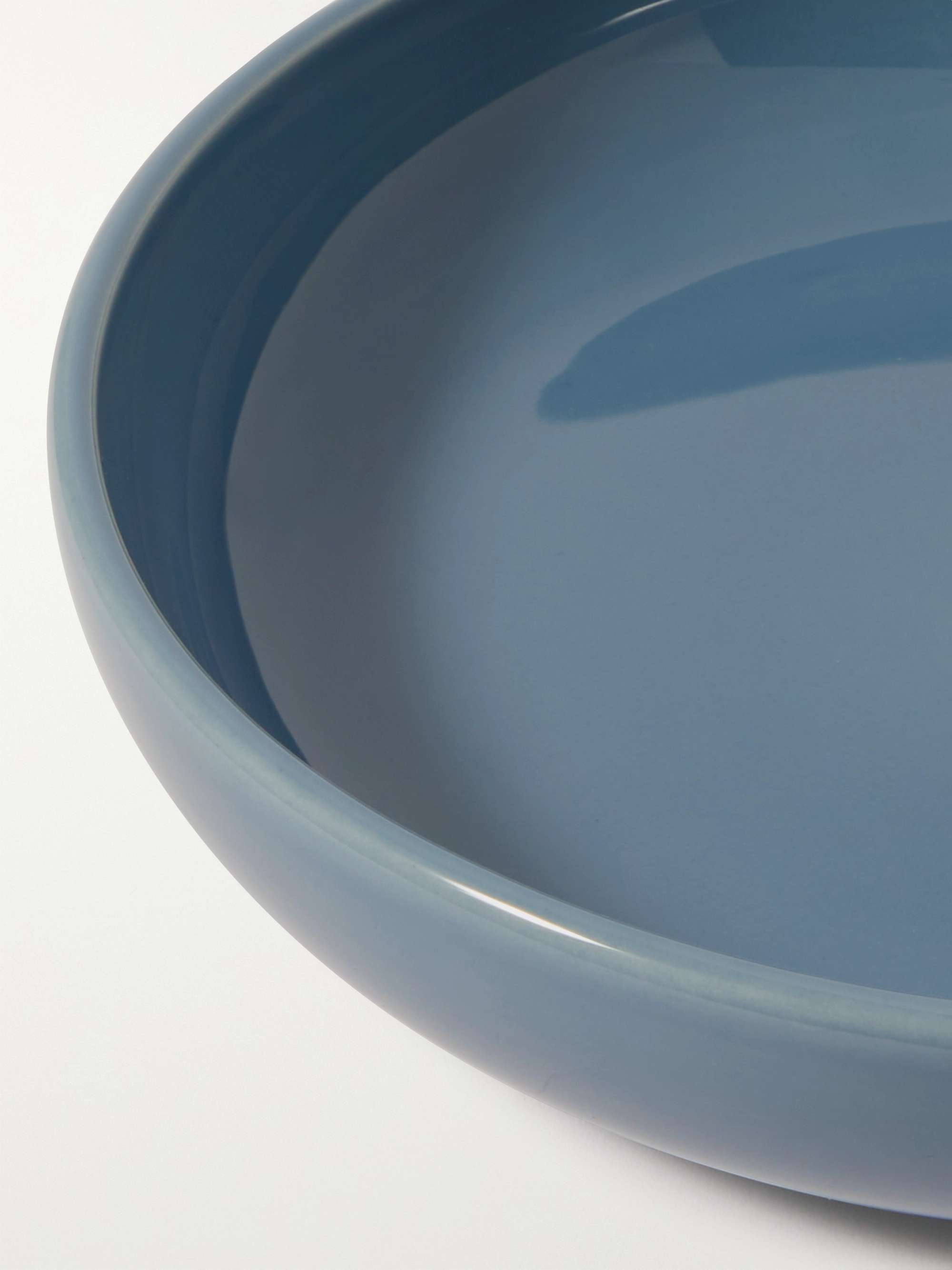 R+D.LAB Bilancia Glazed Ceramic Large Flat Bowl