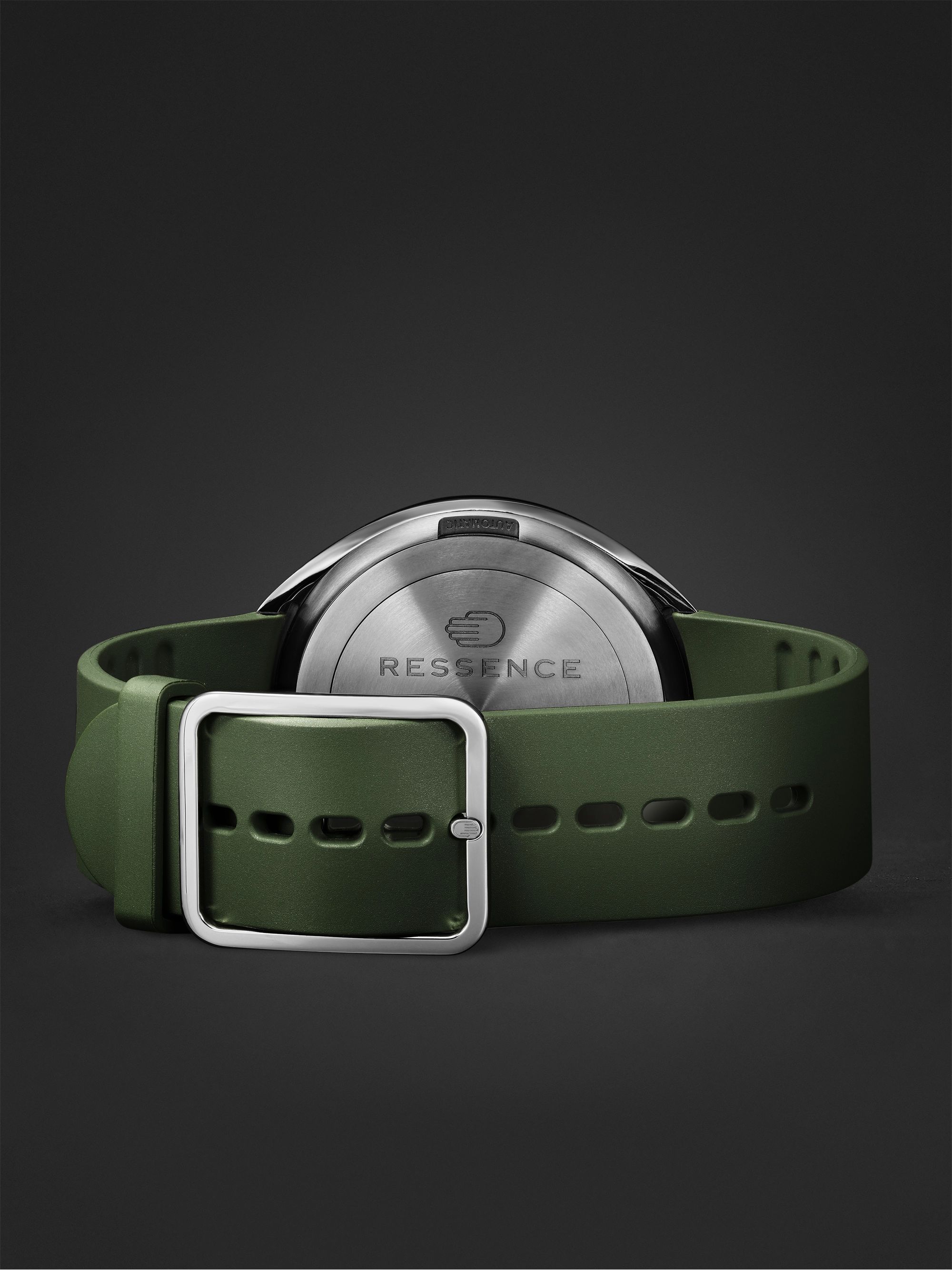 RESSENCE + MR PORTER Type 1 Slim Limited Edition Automatic 42mm Titanium and Rubber Watch, Ref. No. TYPE1 MRP