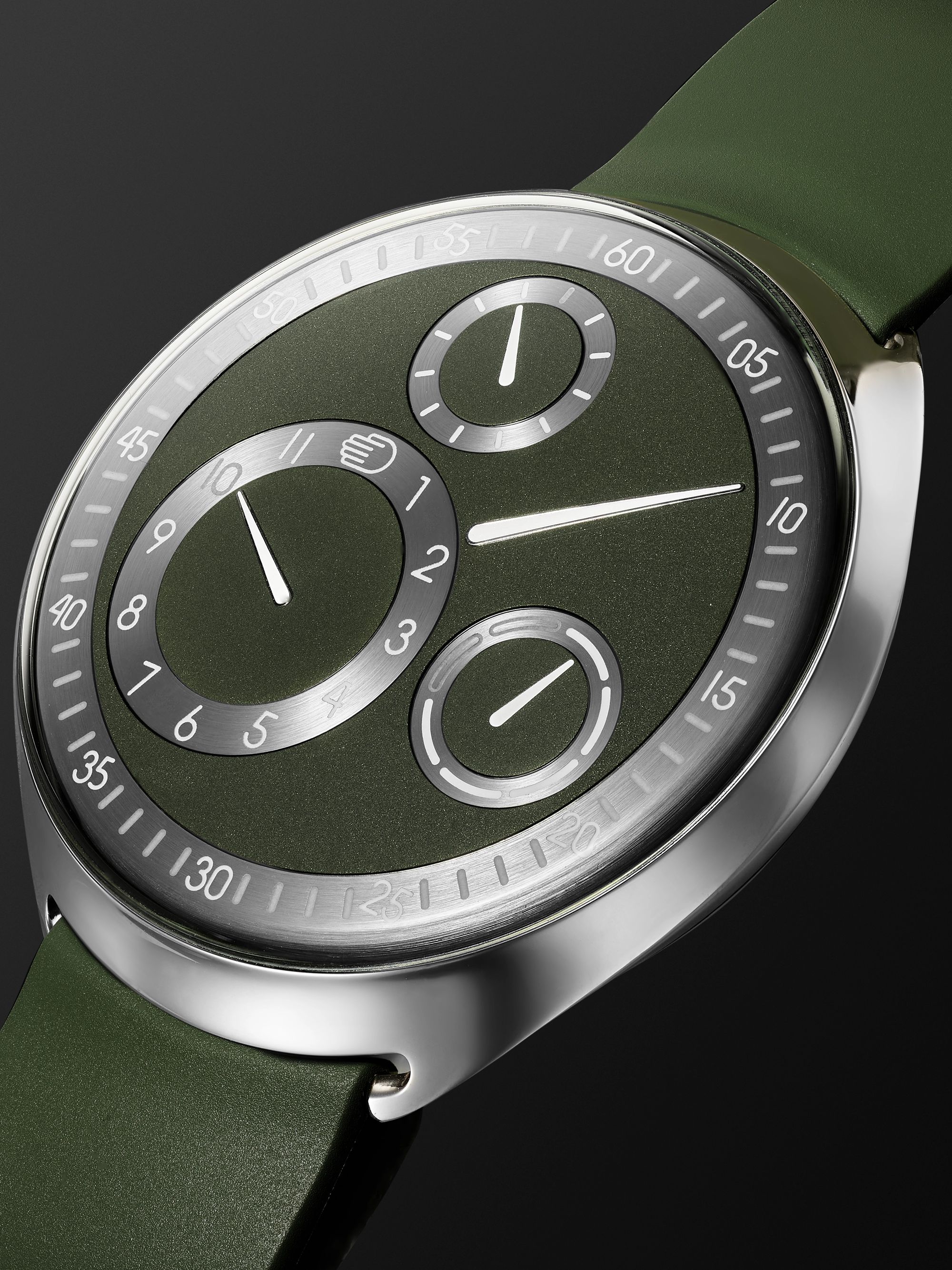 RESSENCE + MR PORTER Type 1 Slim Limited Edition Automatic 42mm Titanium and Rubber Watch, Ref. No. TYPE1 MRP