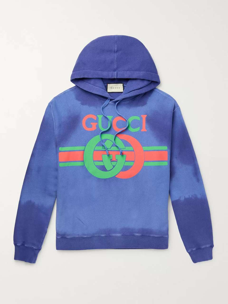 GUCCI Logo-Print Loopback Cotton-Jersey Hoodie for Men | MR PORTER