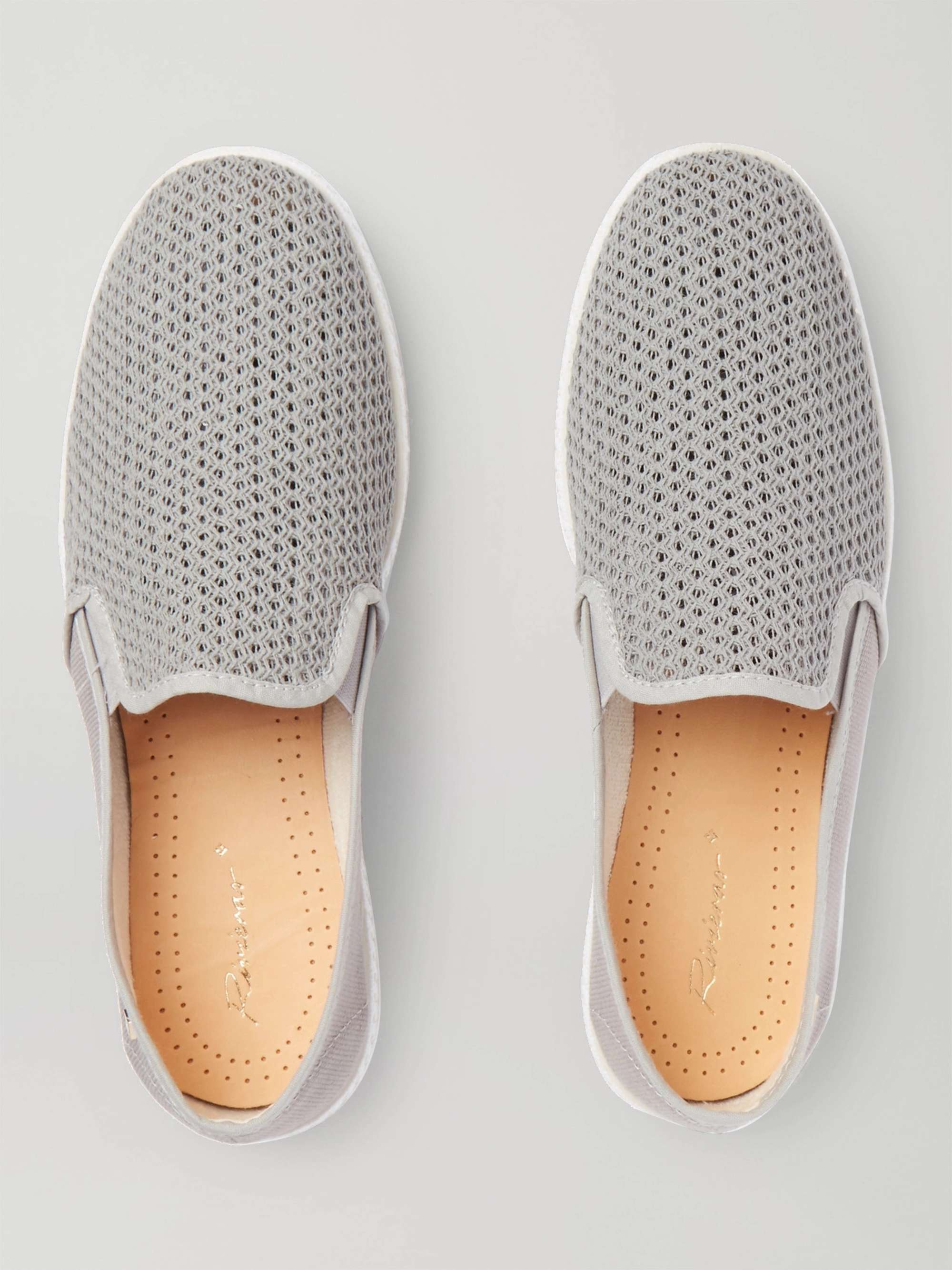 RIVIERAS Cotton-Mesh and Canvas Espadrilles