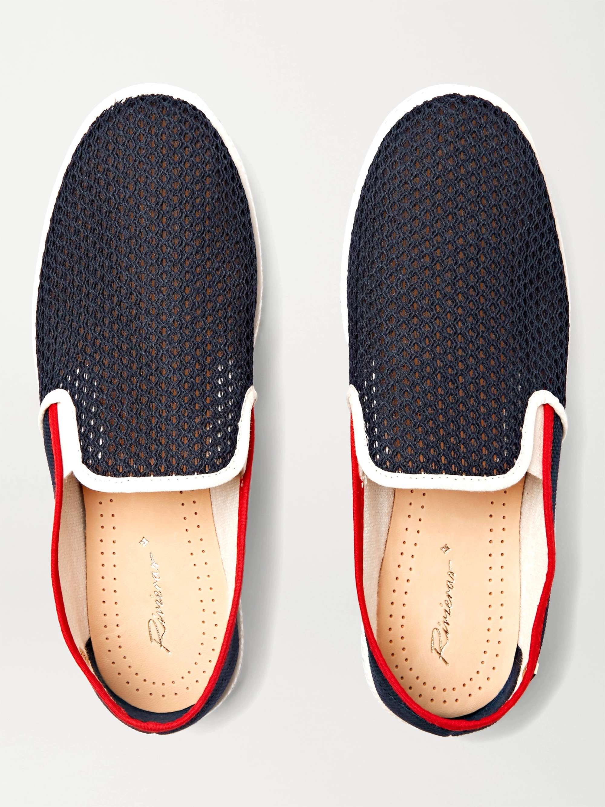 RIVIERAS Cotton-Mesh Espadrilles