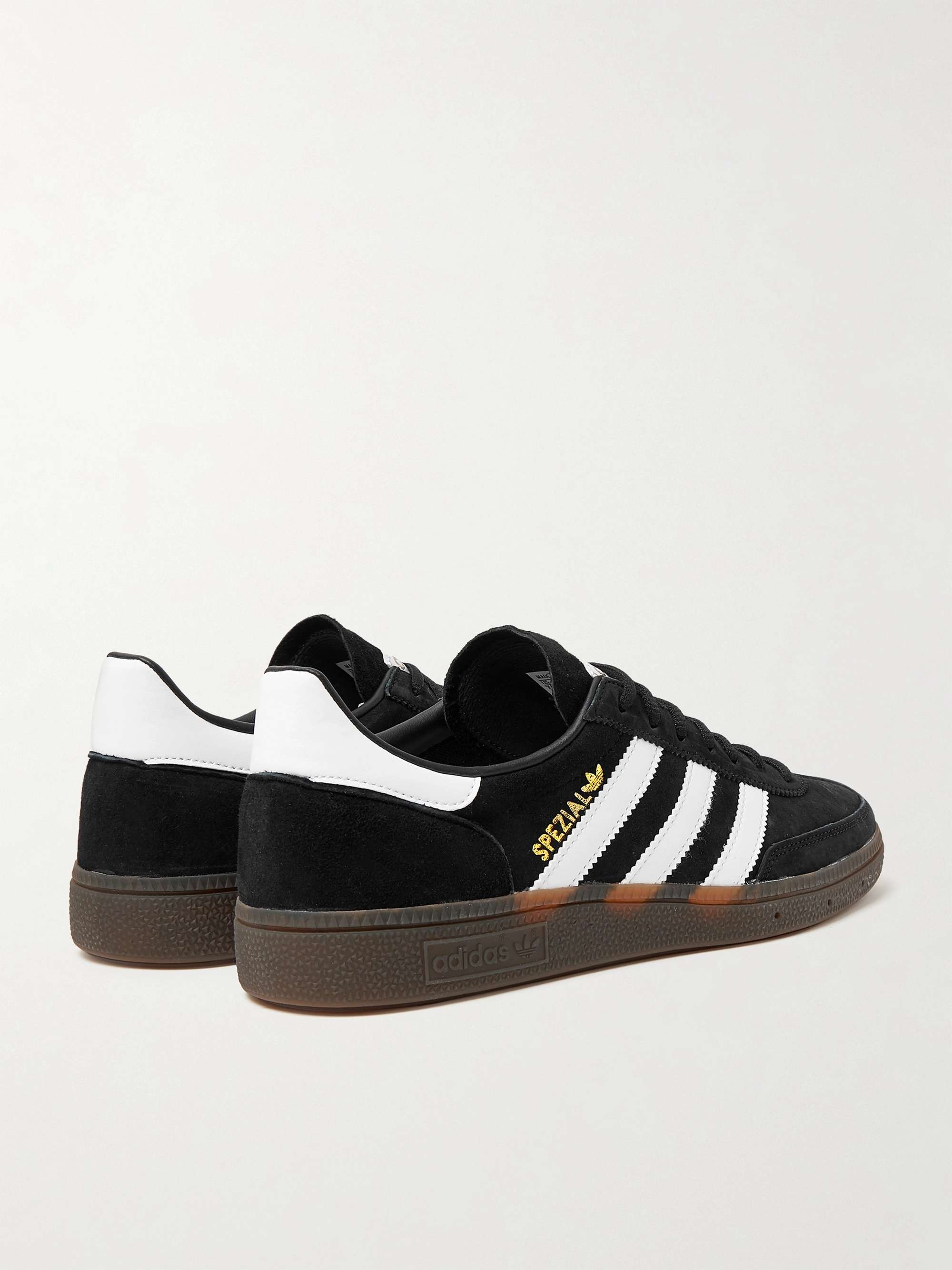 ADIDAS ORIGINALS 핸드볼 스페지알 가죽 트리밍 스웨이드 스니커즈