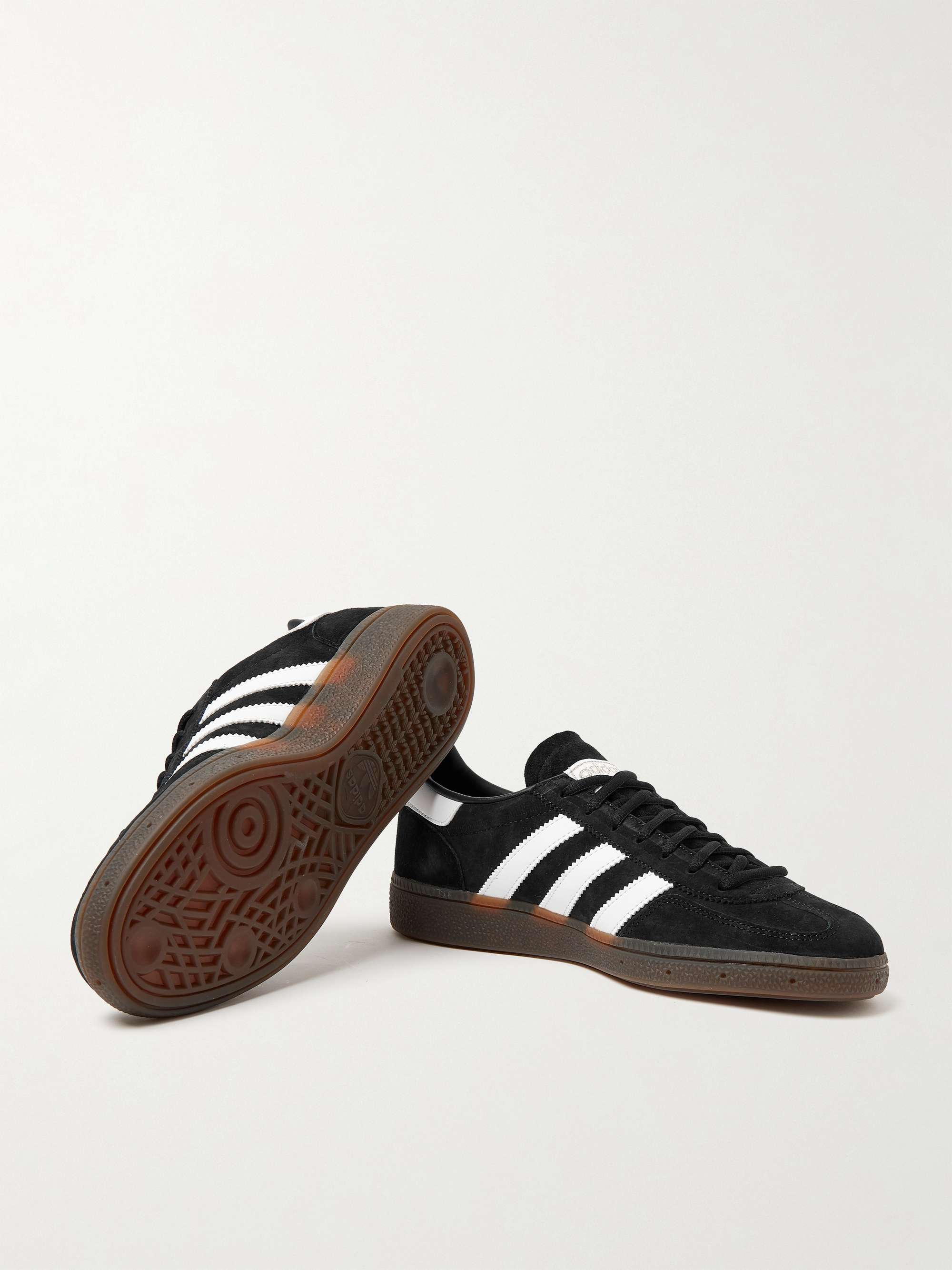 ADIDAS ORIGINALS 핸드볼 스페지알 가죽 트리밍 스웨이드 스니커즈