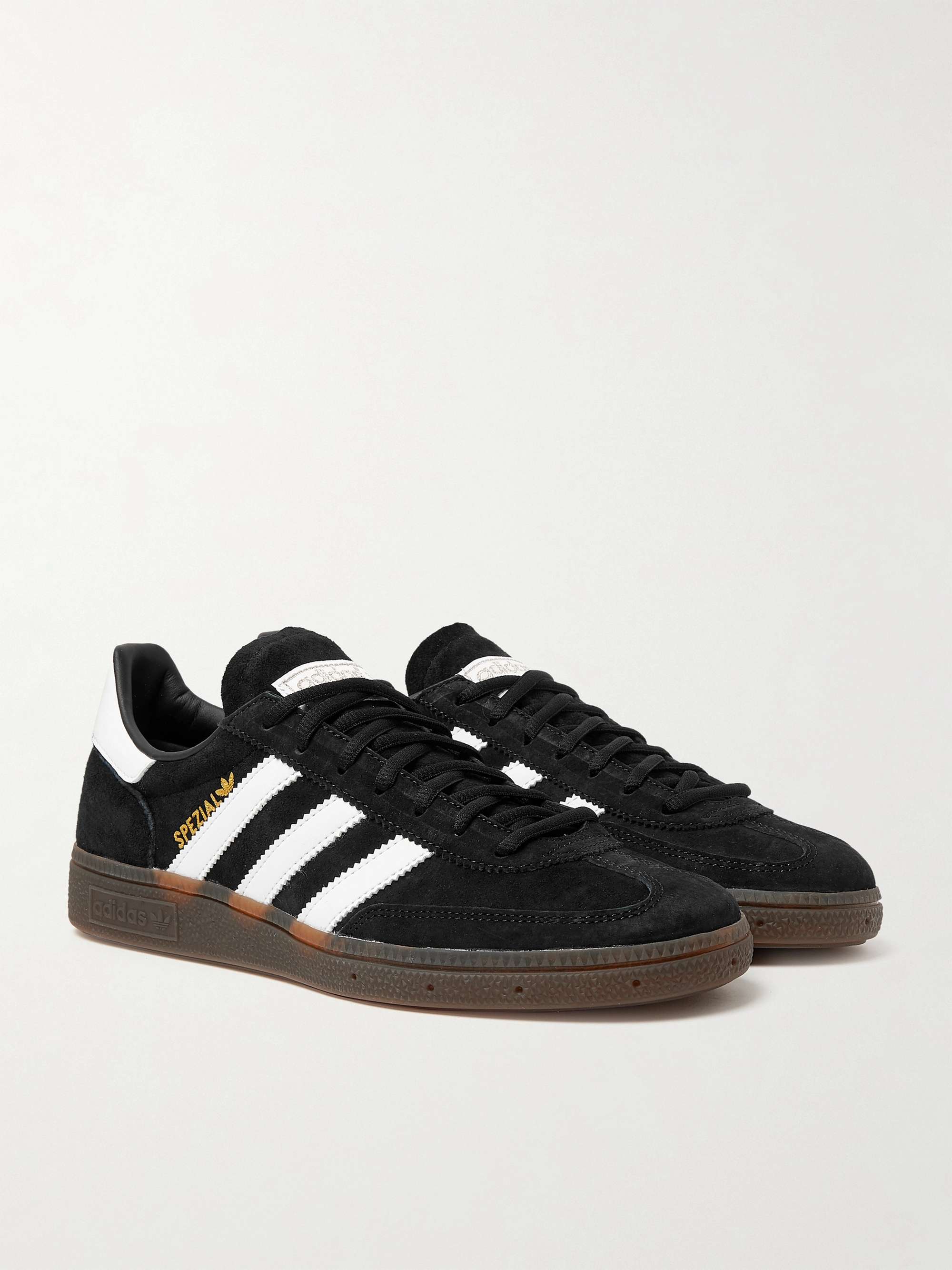 ADIDAS ORIGINALS 핸드볼 스페지알 가죽 트리밍 스웨이드 스니커즈