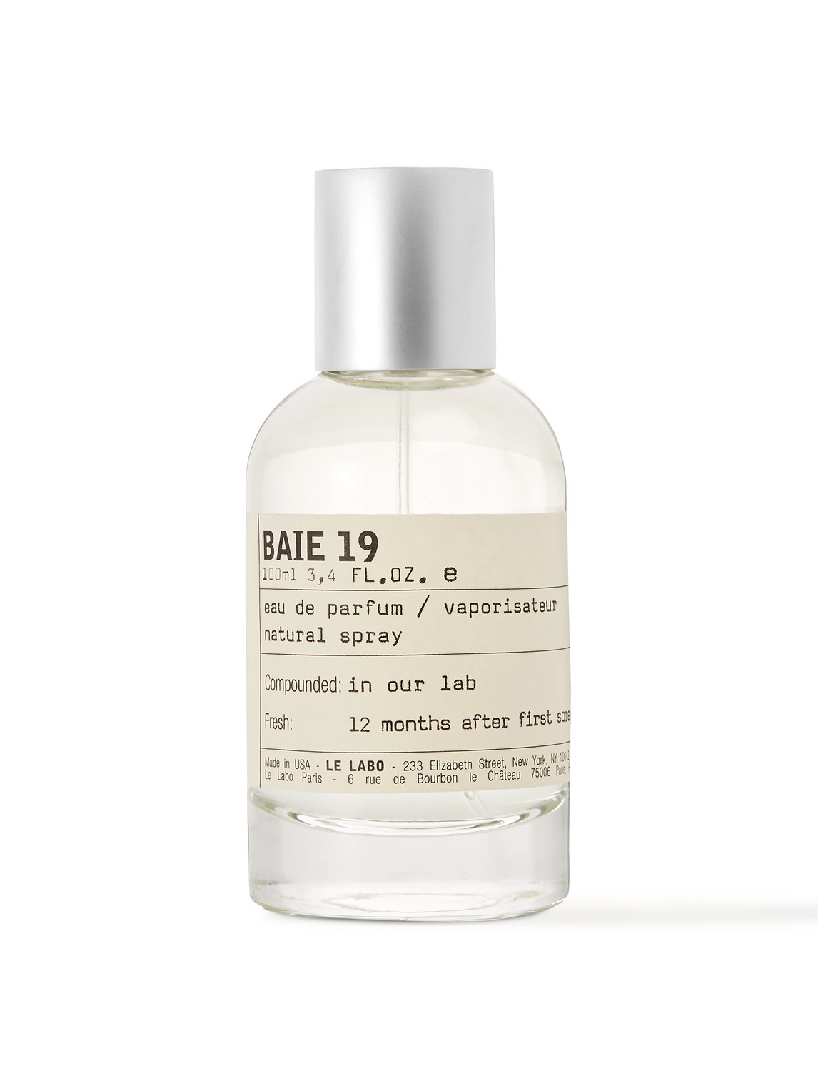 Le Labo Baie 19 Eau De Parfum, 100ml In Colorless