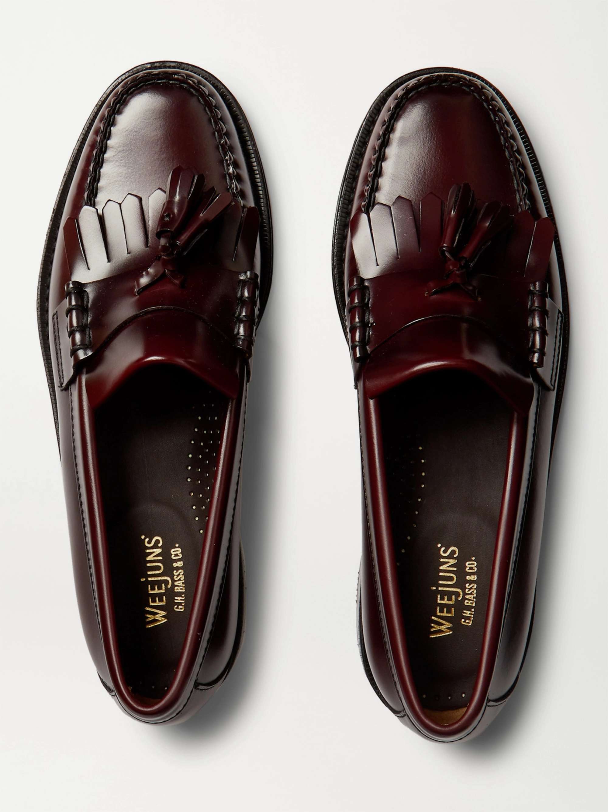 Hen imod Citere Utænkelig G.H. BASS & CO. Weejuns Layton Kiltie Moc II Leather Tasselled Loafers | MR  PORTER